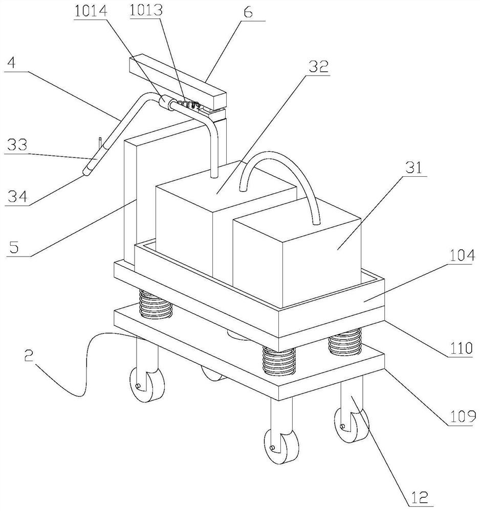 Perfusion treatment device for malignant pleuroperitoneal effusion