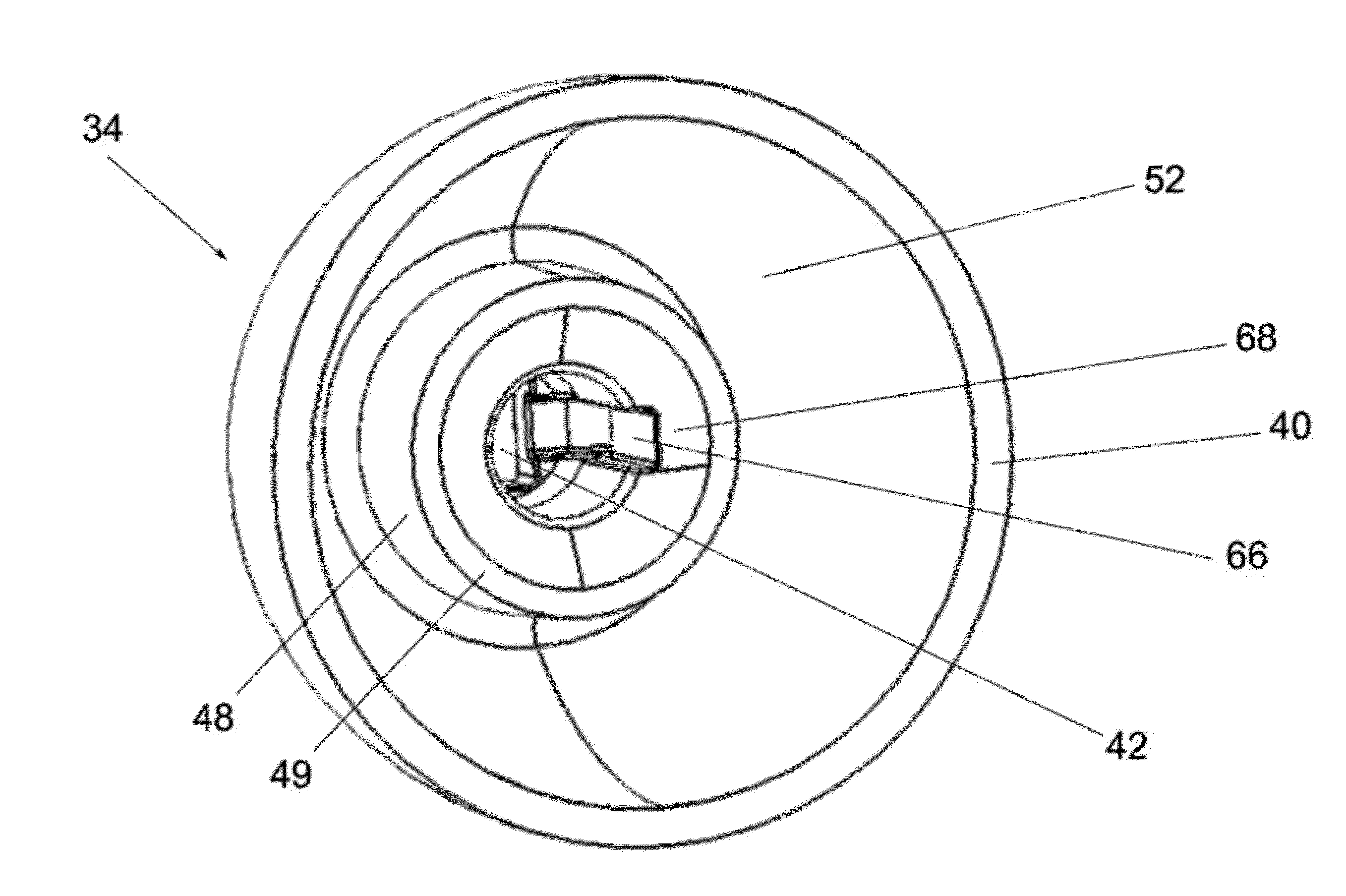 Vented dome