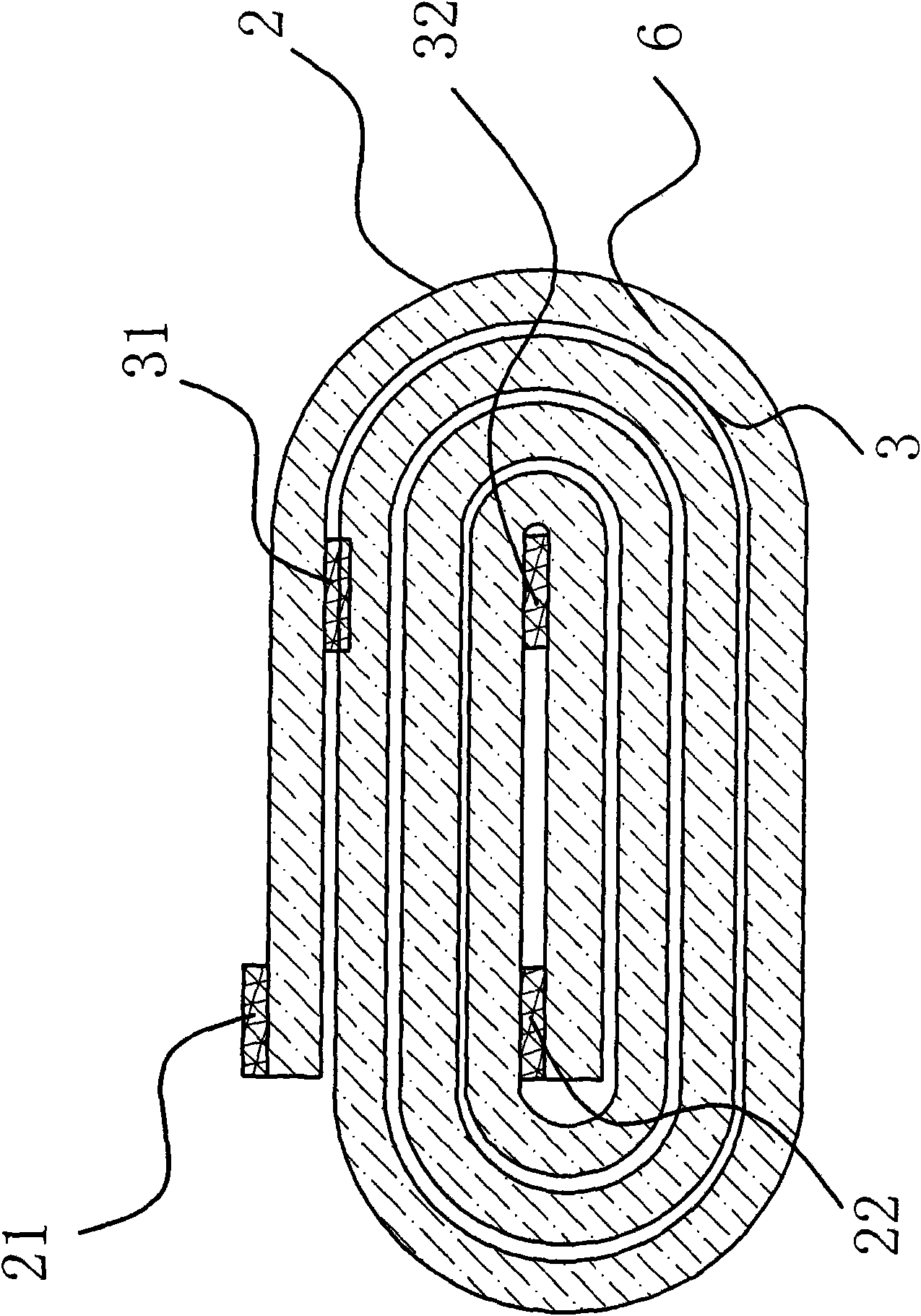 Mixed type anode sizing agent and lithium battery using anode sizing agent