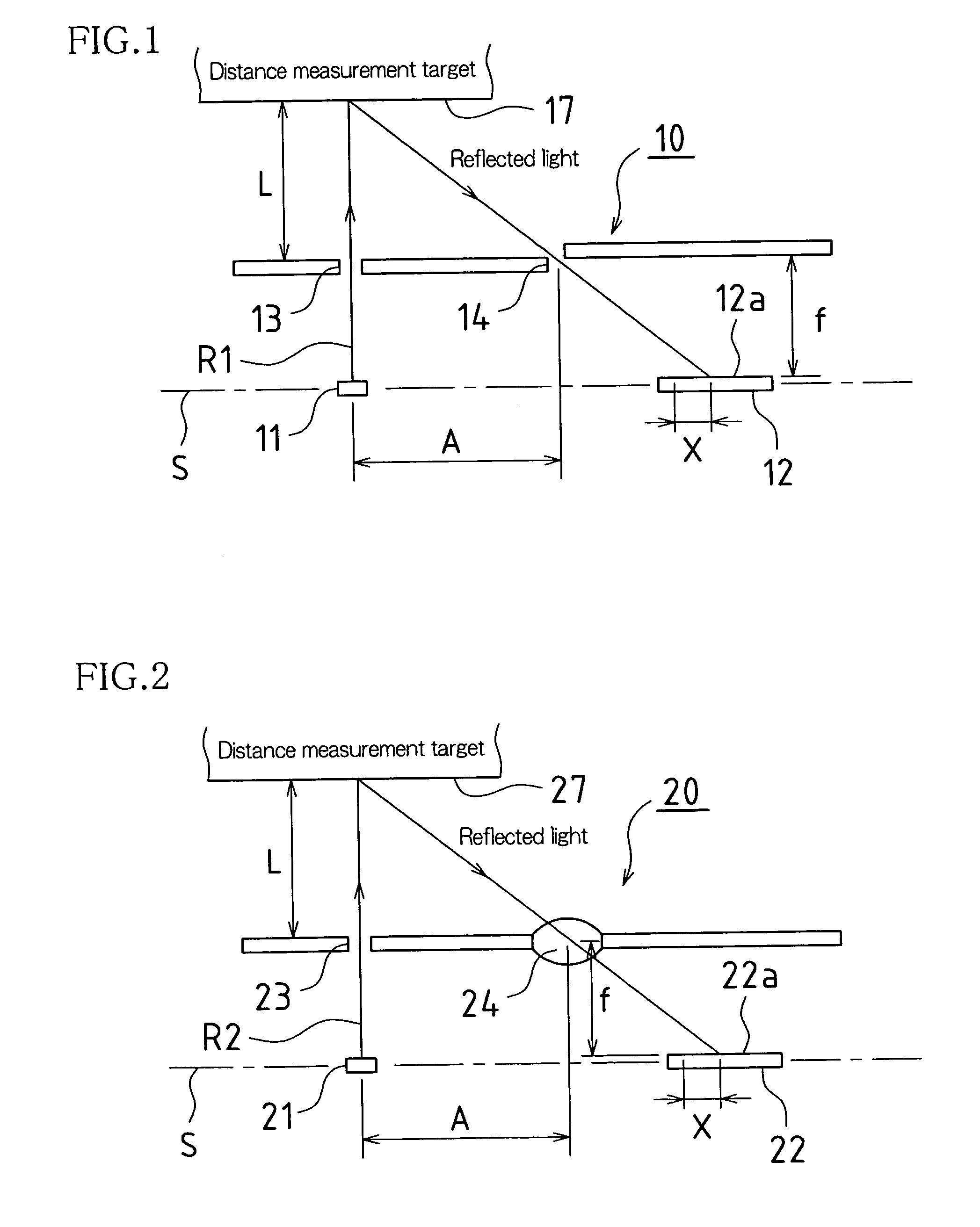 Optical displacement sensor