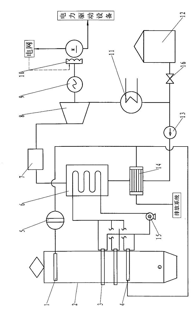 Equipment for recycling low-temperature heat of lime kiln