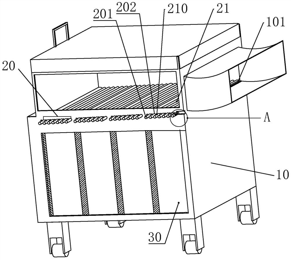 Storage box connected with picker