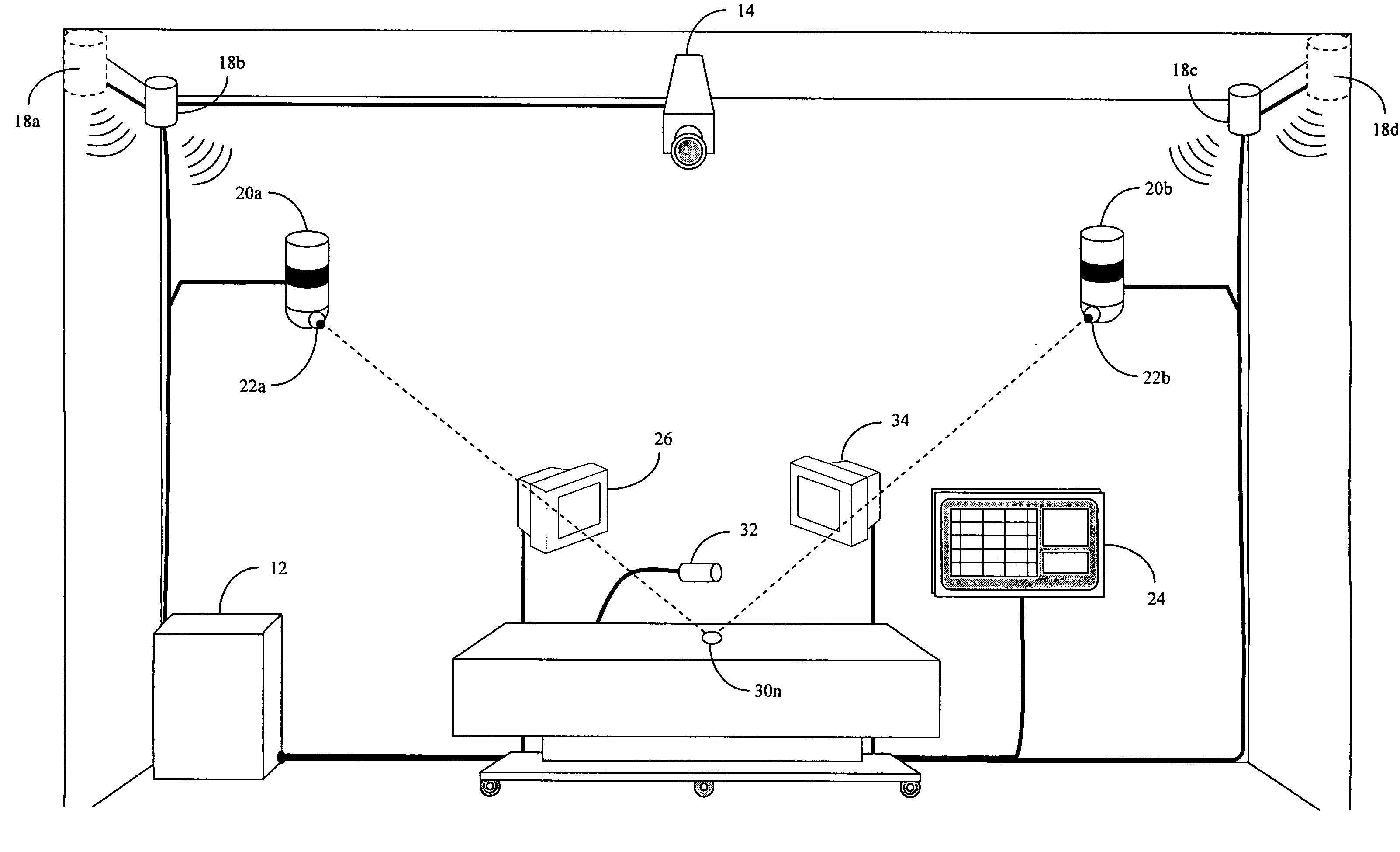 System for tracking surgical items in an operating room environment