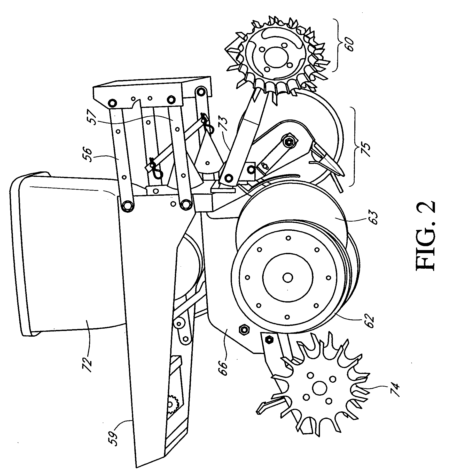 Single disc liquid fertilizer opener