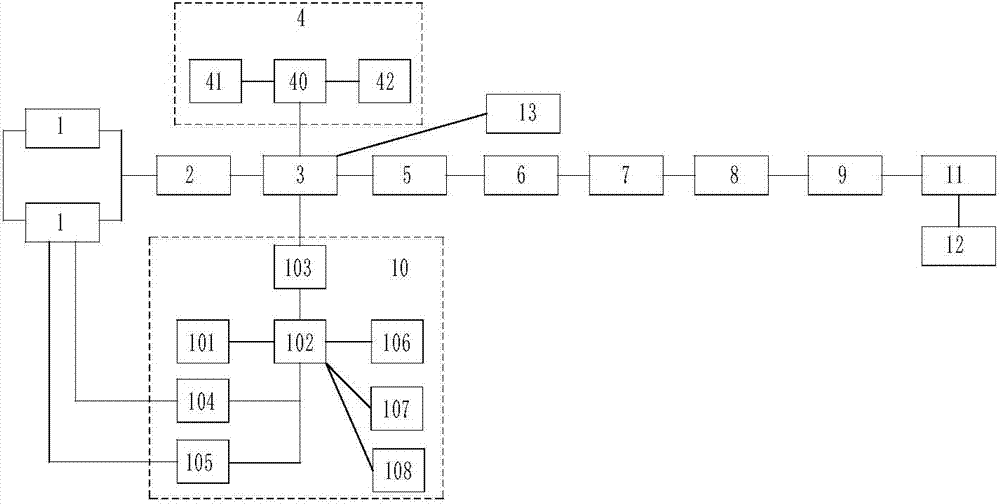 Device and method for pretreating LNG (liquefied natural gas) for well flushing wax removal vehicle