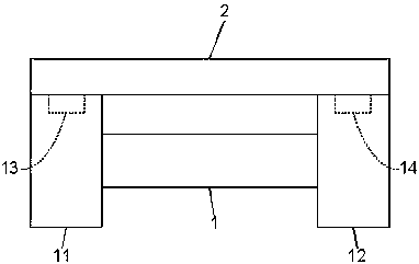 Magnetic core structure capable of reducing insertion loss