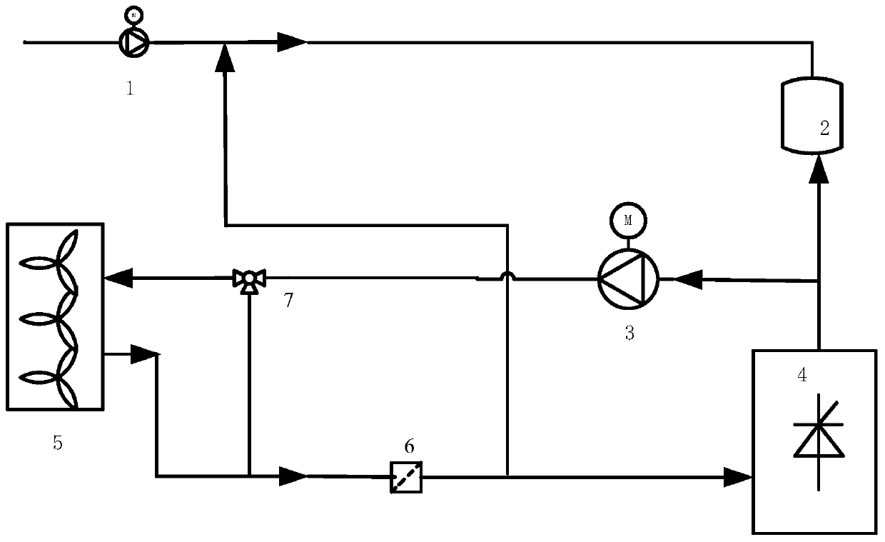 Thermoelectric refrigeration auxiliary direct-current power transmission converter valve cooling system