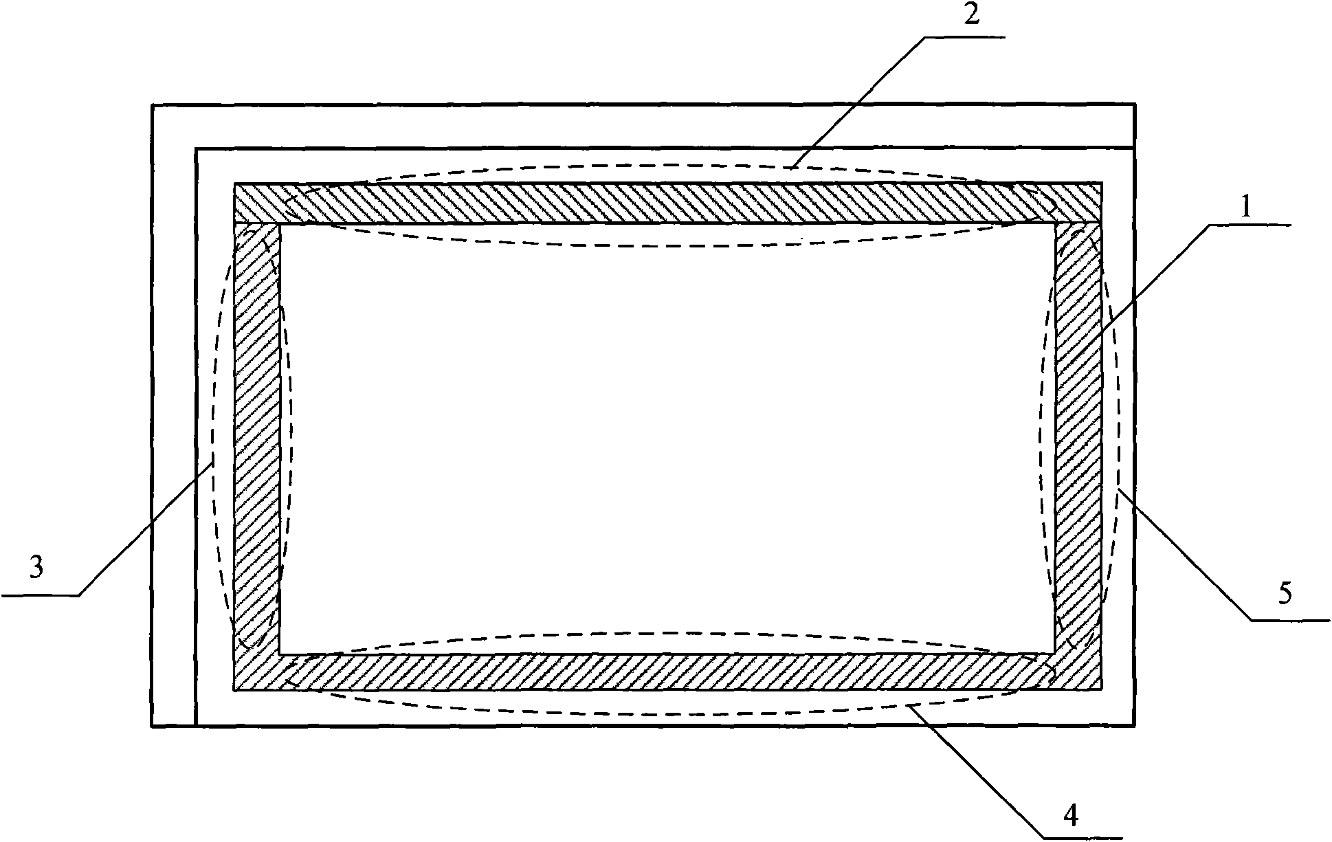 Frame-sealing glue coating method of liquid crystal display panel and liquid crystal display panel