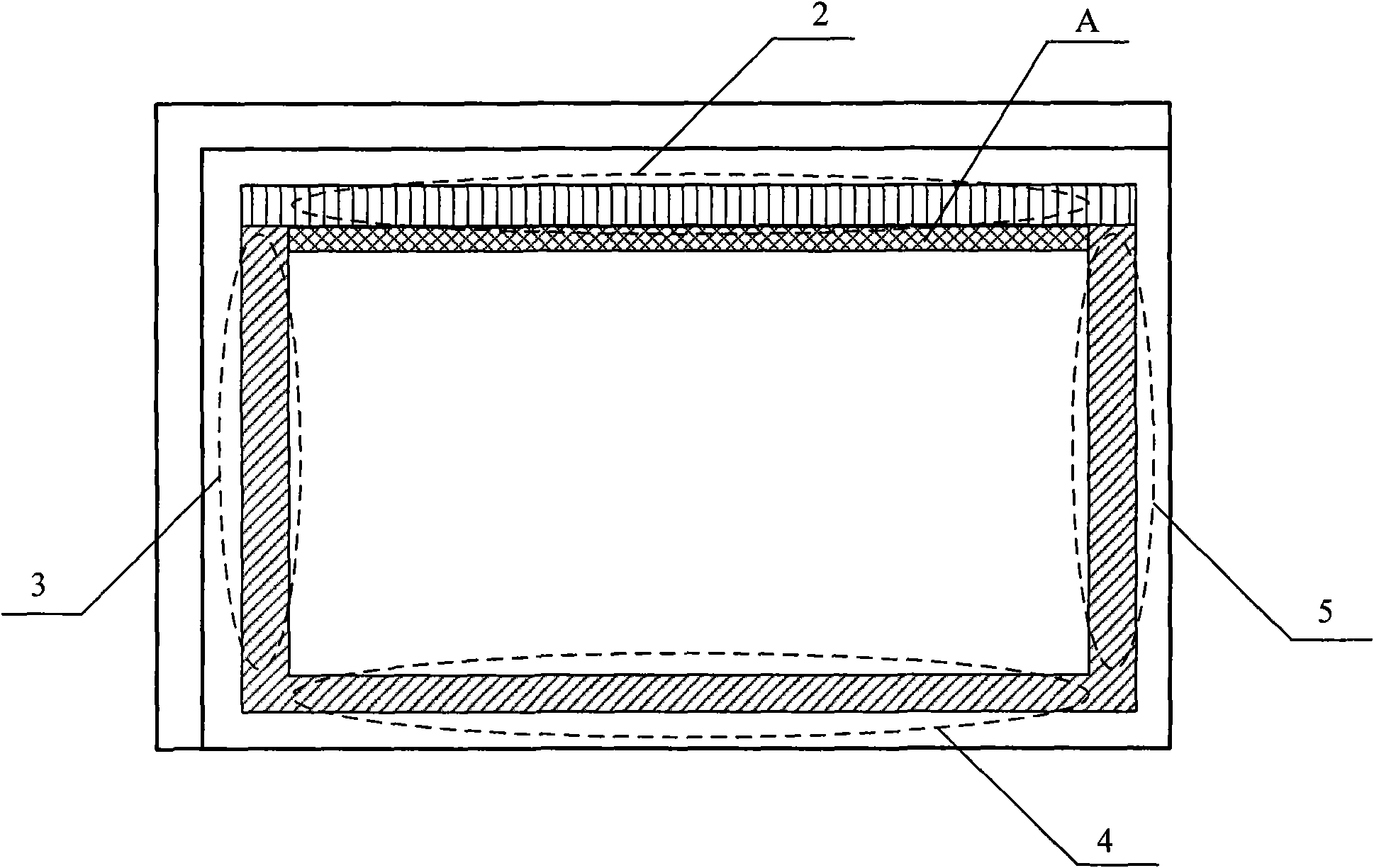 Frame-sealing glue coating method of liquid crystal display panel and liquid crystal display panel