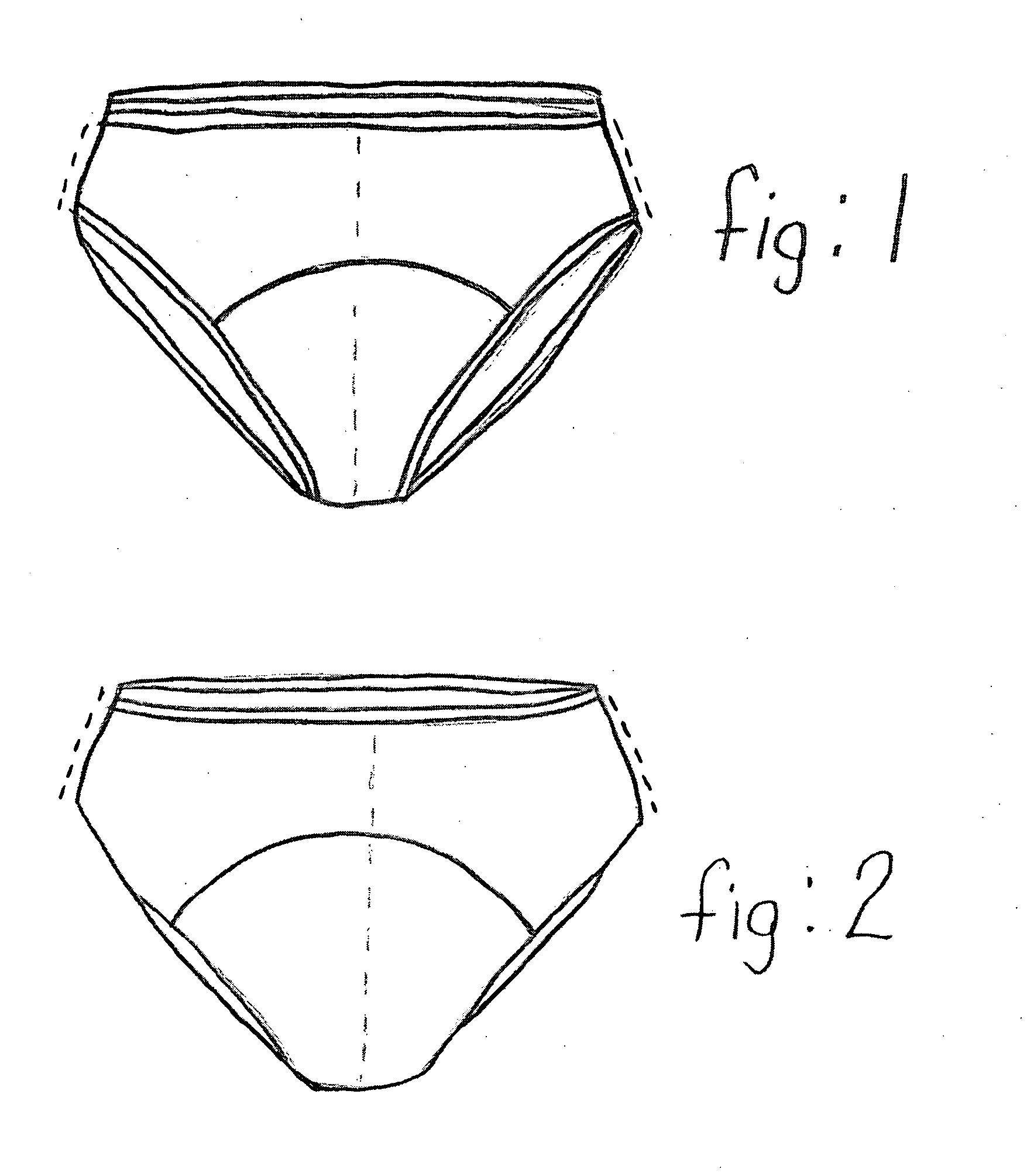 Disposable menstrual Panties for little girls