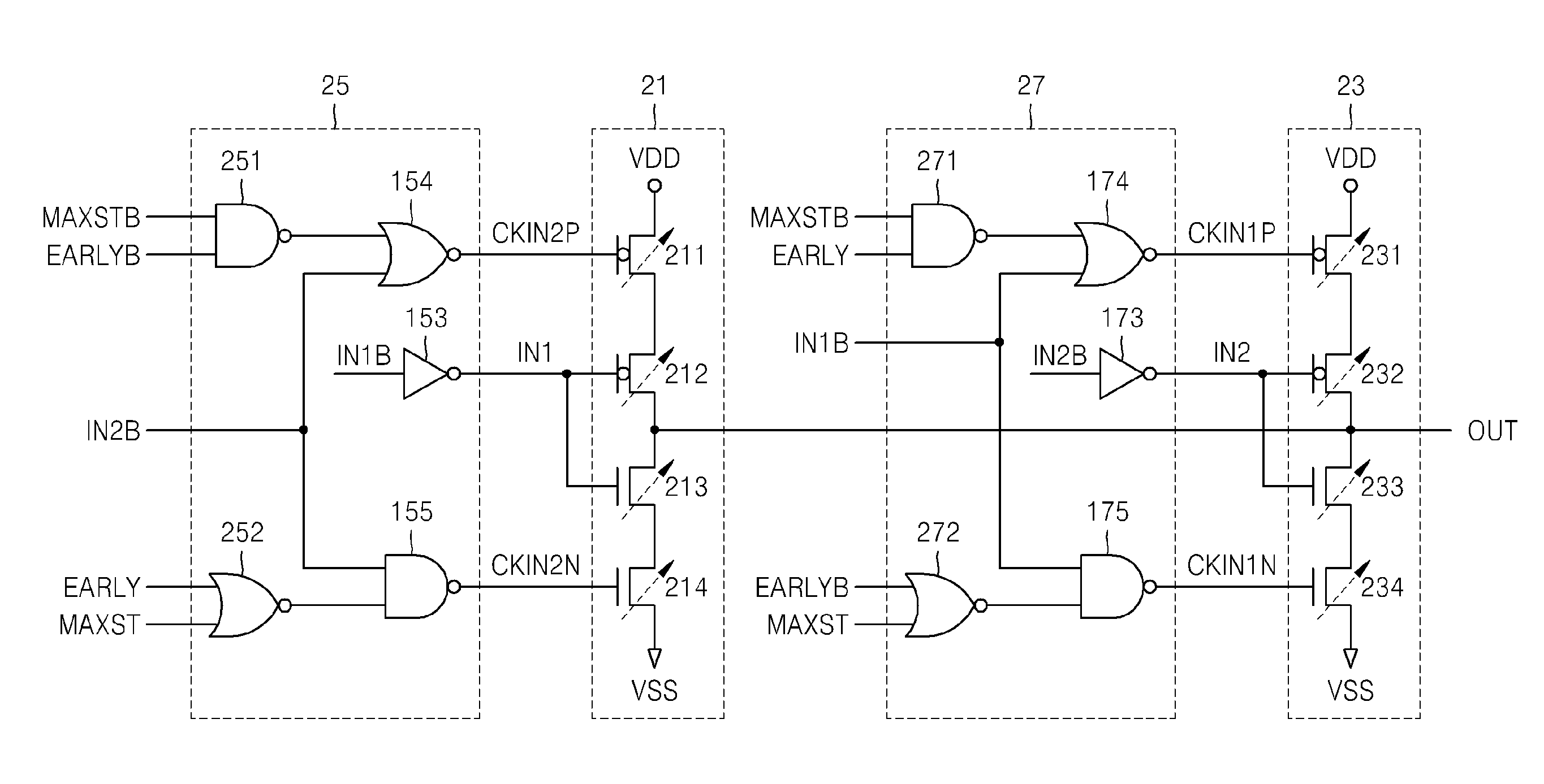 Linear digital phase interpolator and semi-digital delay locked loop (DLL)