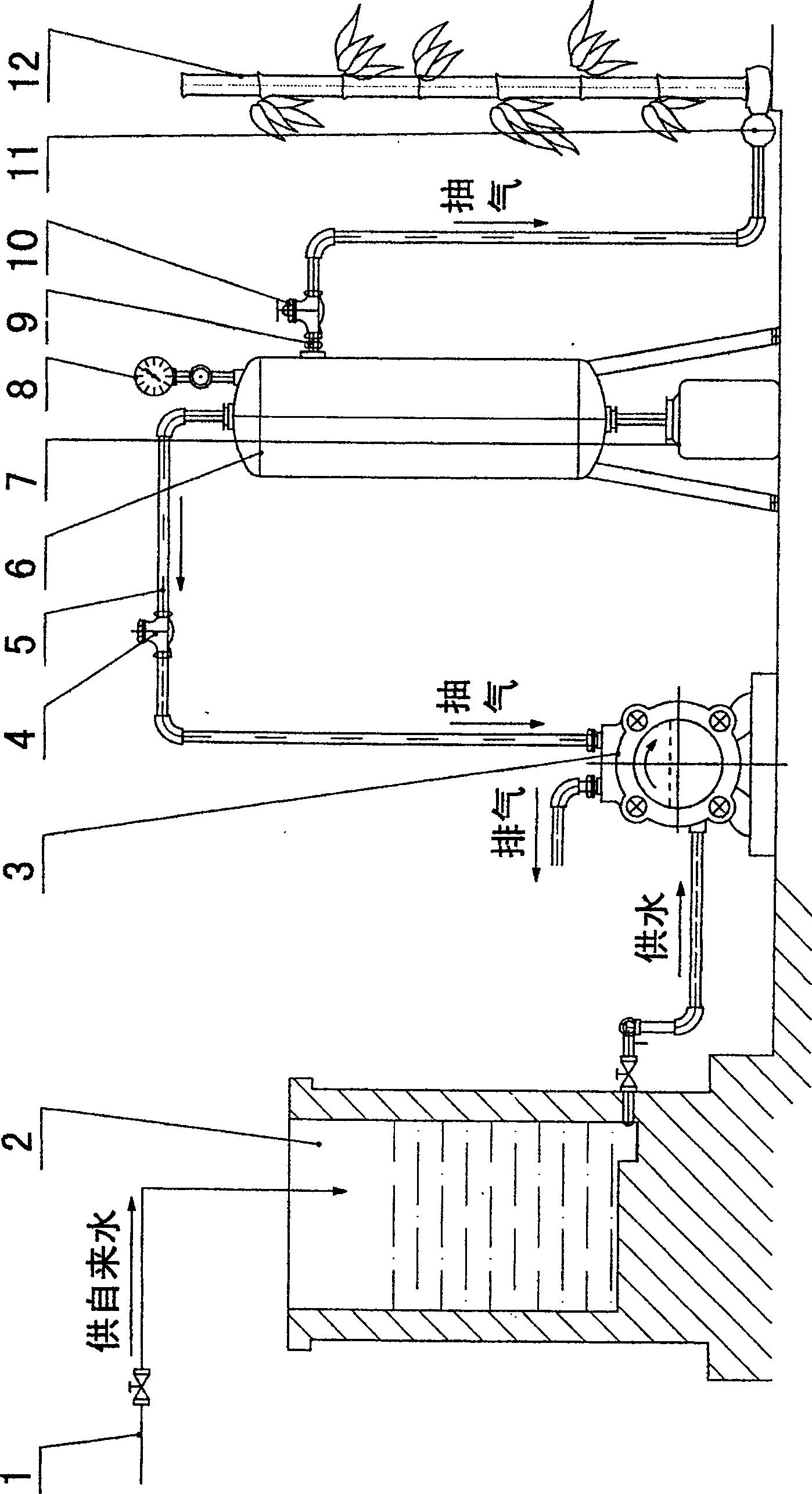 Method and device for extracting natural bamboo juice