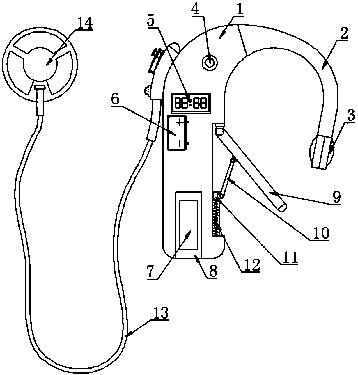 Implantable electronic cochlea