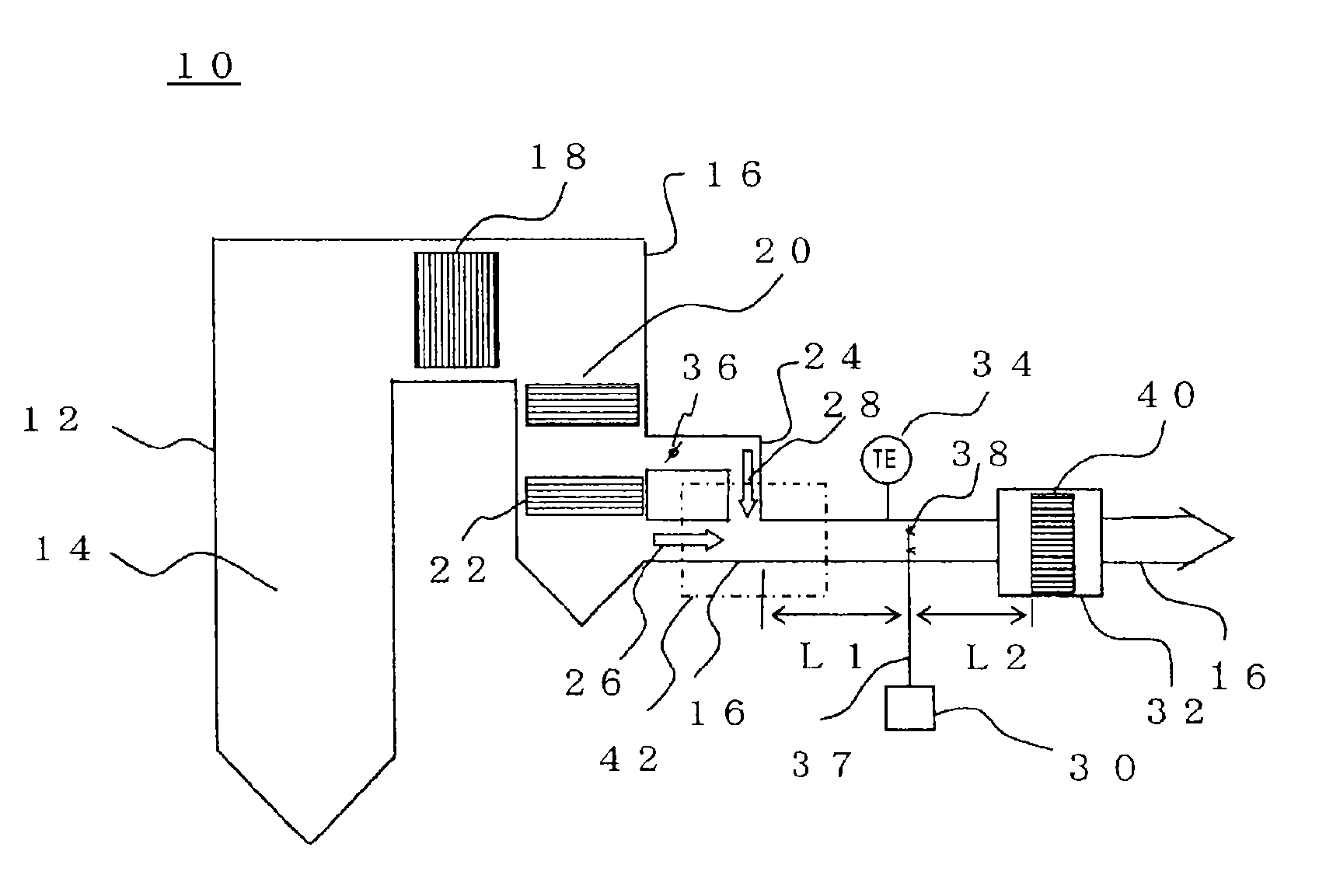 Exhaust gas denitrizer