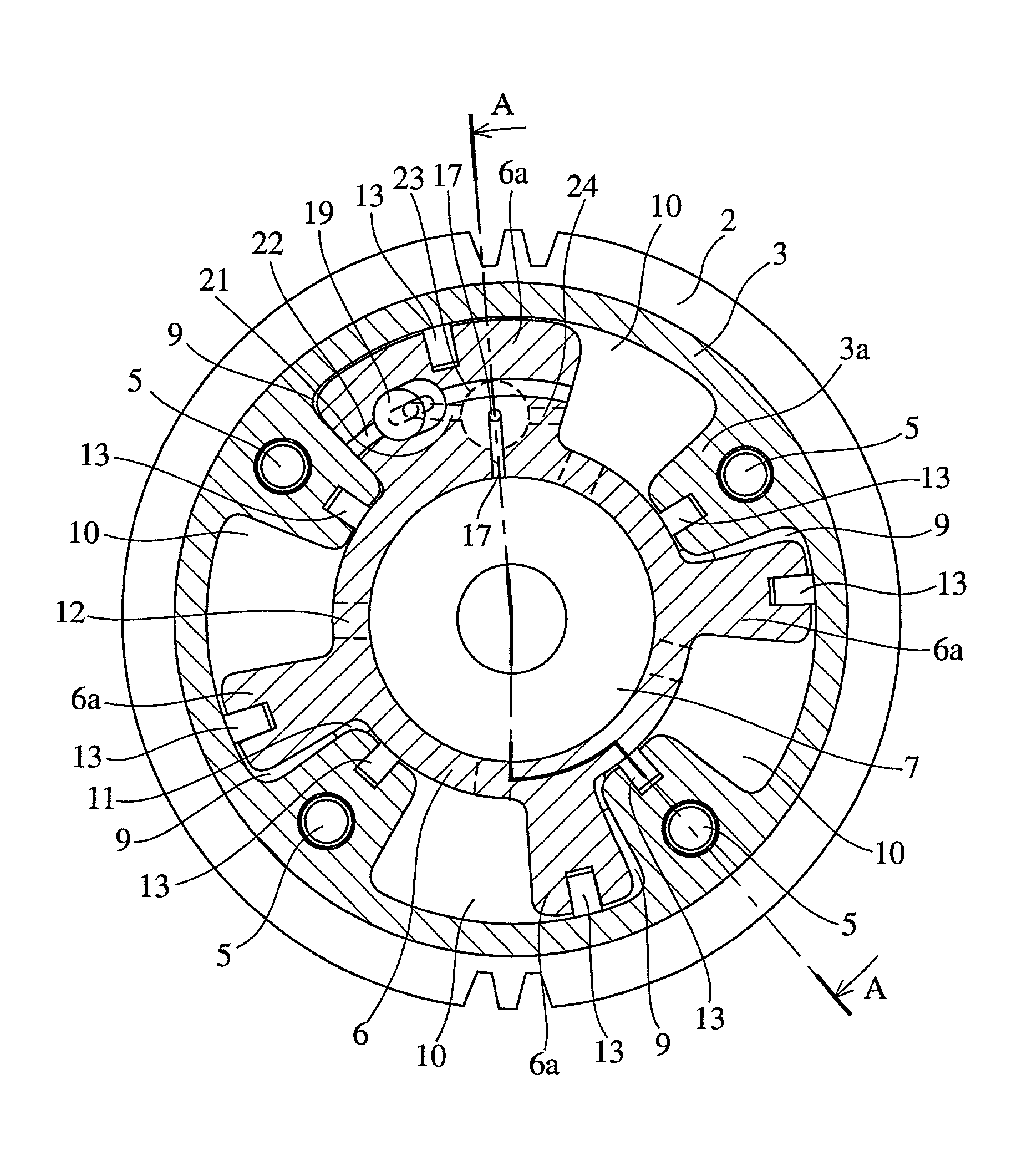 Valve timing control device