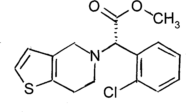 Method for synthesizing clopidogrel hydrogen sulfate intermediate by adopting solid acid catalytic esterification