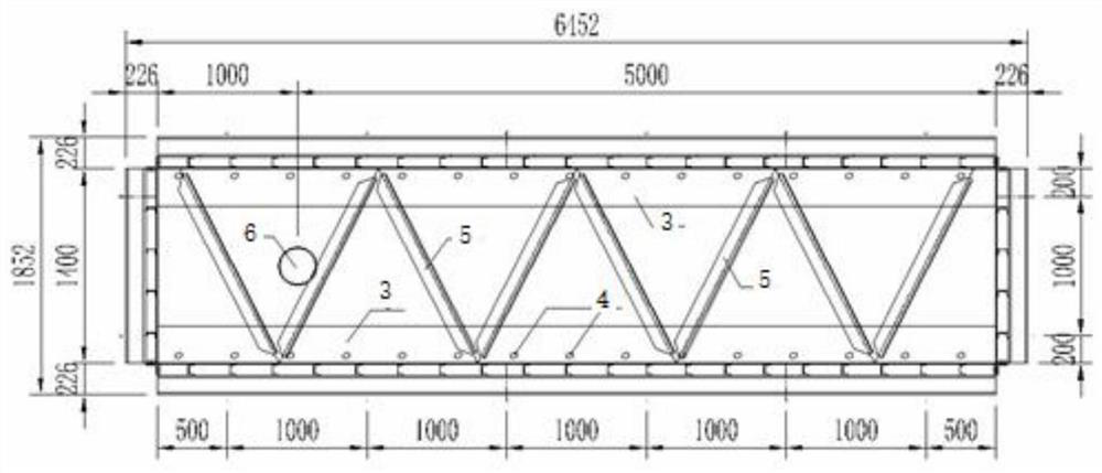 An underwater concrete pouring device and construction method and its application in super large deep water caisson foundation