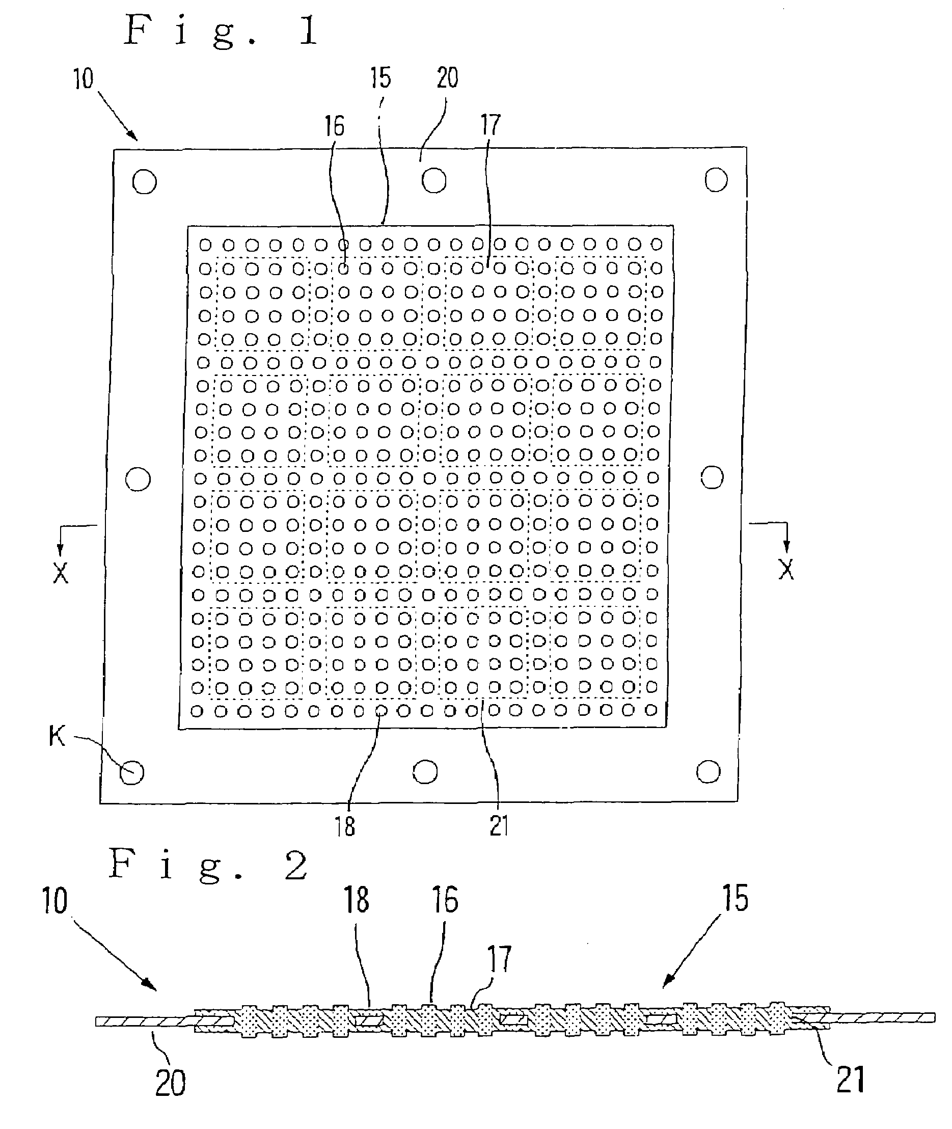 Anisotropic conductive connector and wafer inspection device