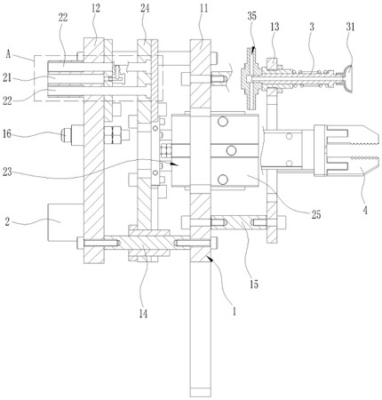 Intelligent sound box acoustic injection molding insert feeding and product taking integrated jig