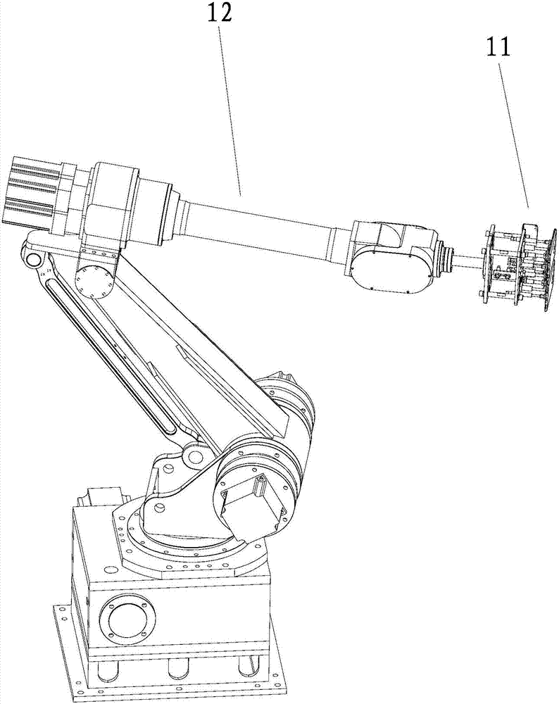 Automatic loading and unloading system of copper coil placement equipment