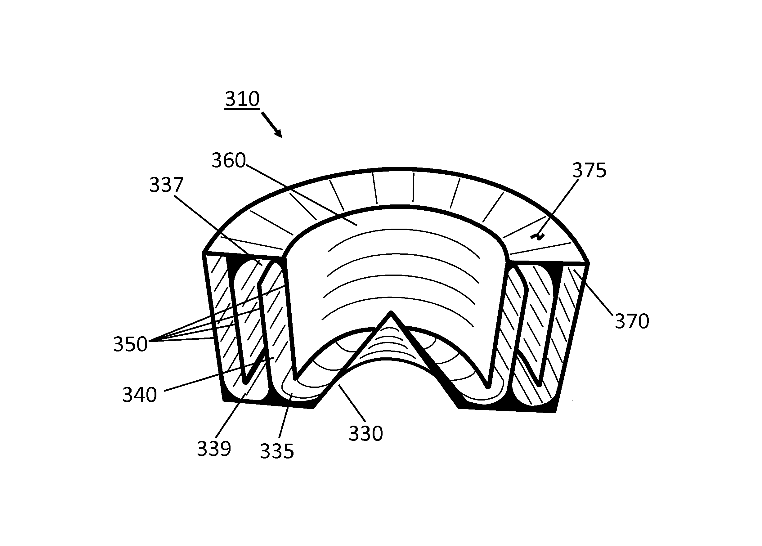 Life safety device with folded resonant cavity for low frequency alarm tones