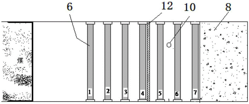 Strip filling method of conventional mining face goaf pumping cementing materials