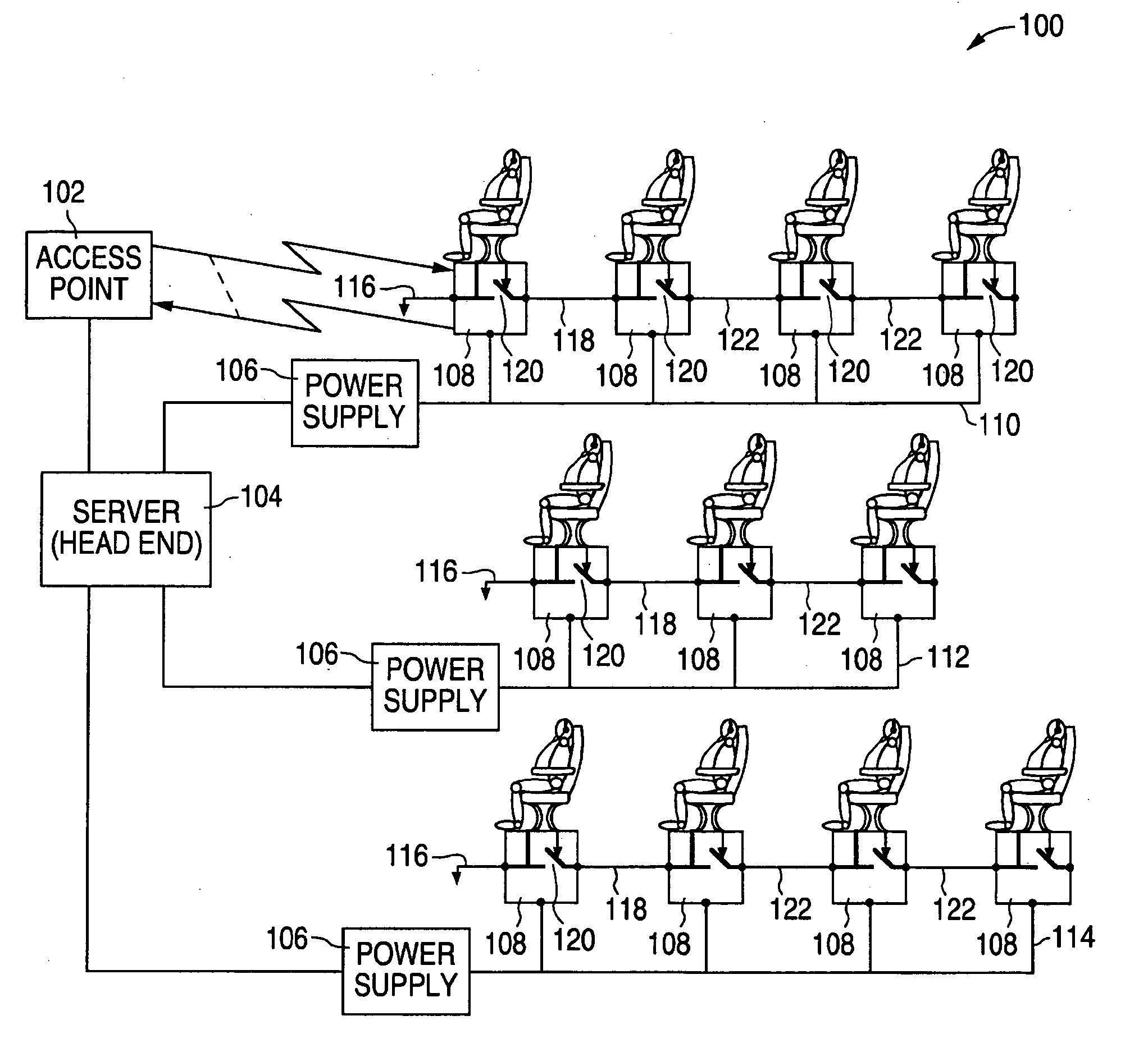 Automatic airplane seat location mapping