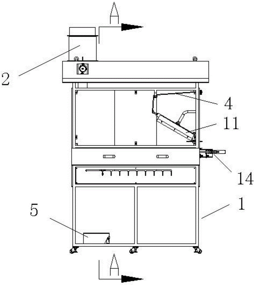 Flooring material heat radiation tester