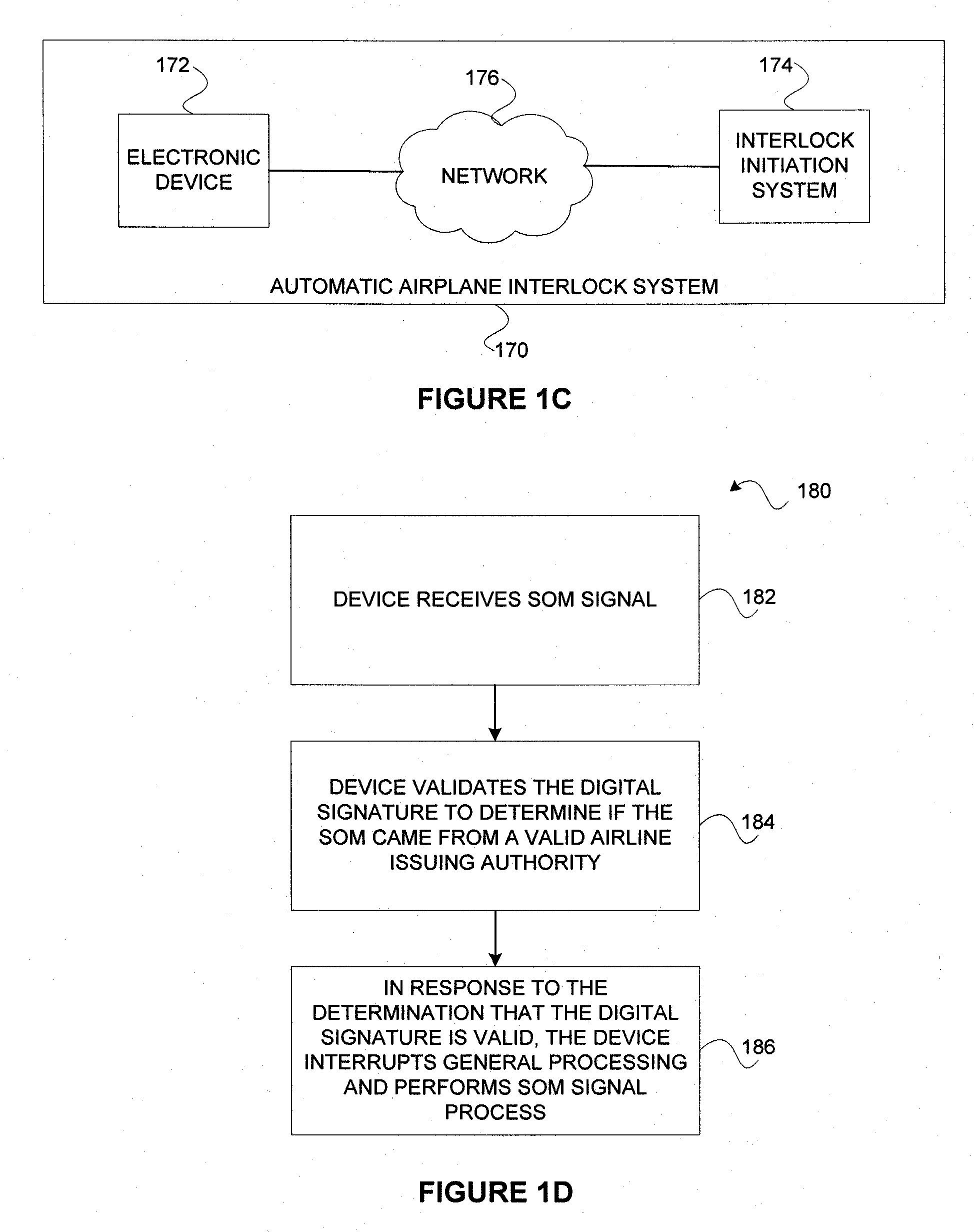 Wireless handset airplane safety interlock