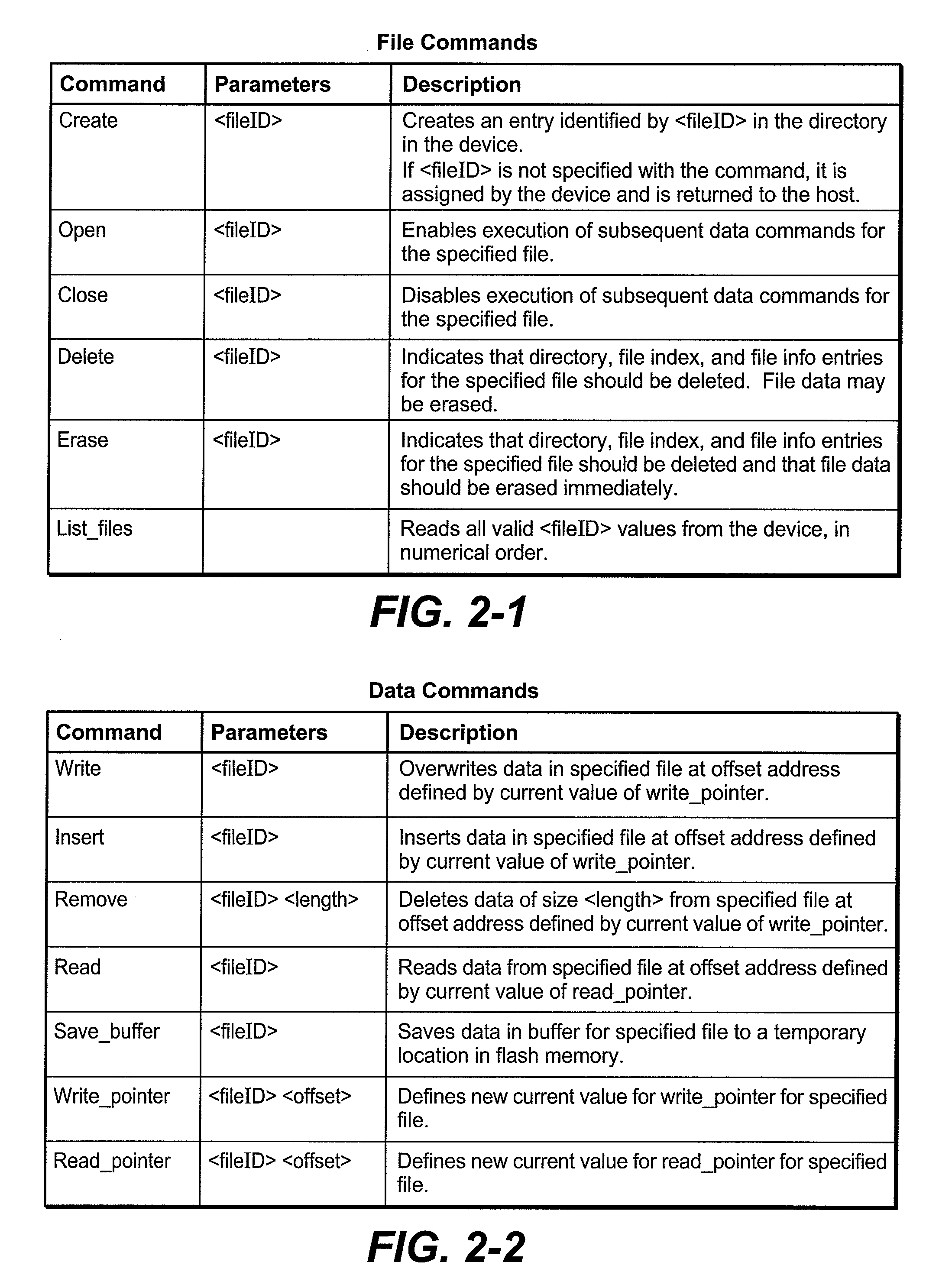 Flash Memory Systems With Direct Data File Storage Utilizing Data Consolidation and Garbage Collection