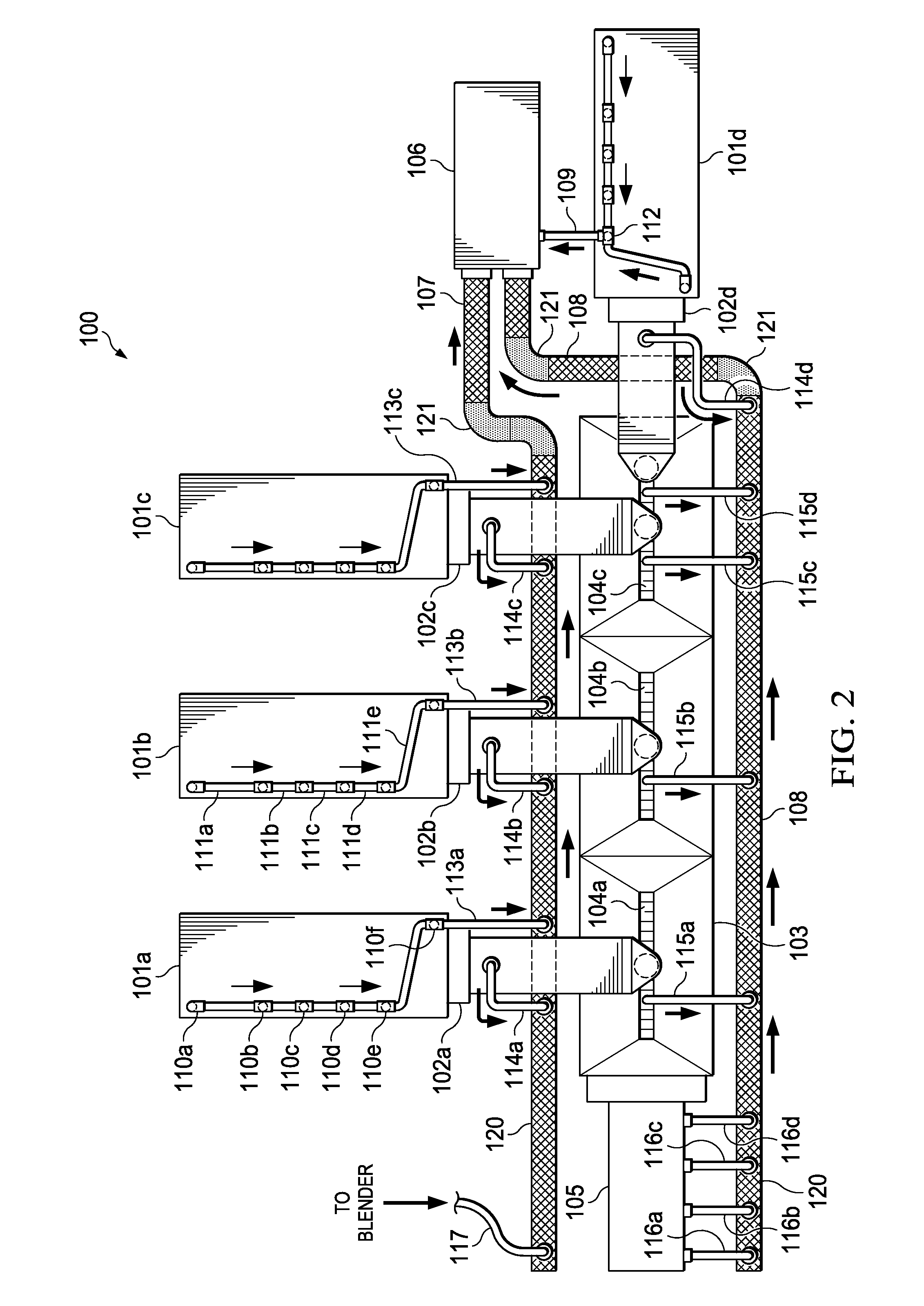 Systems and methods for controlling silica dust during hydraulic fracturing operations