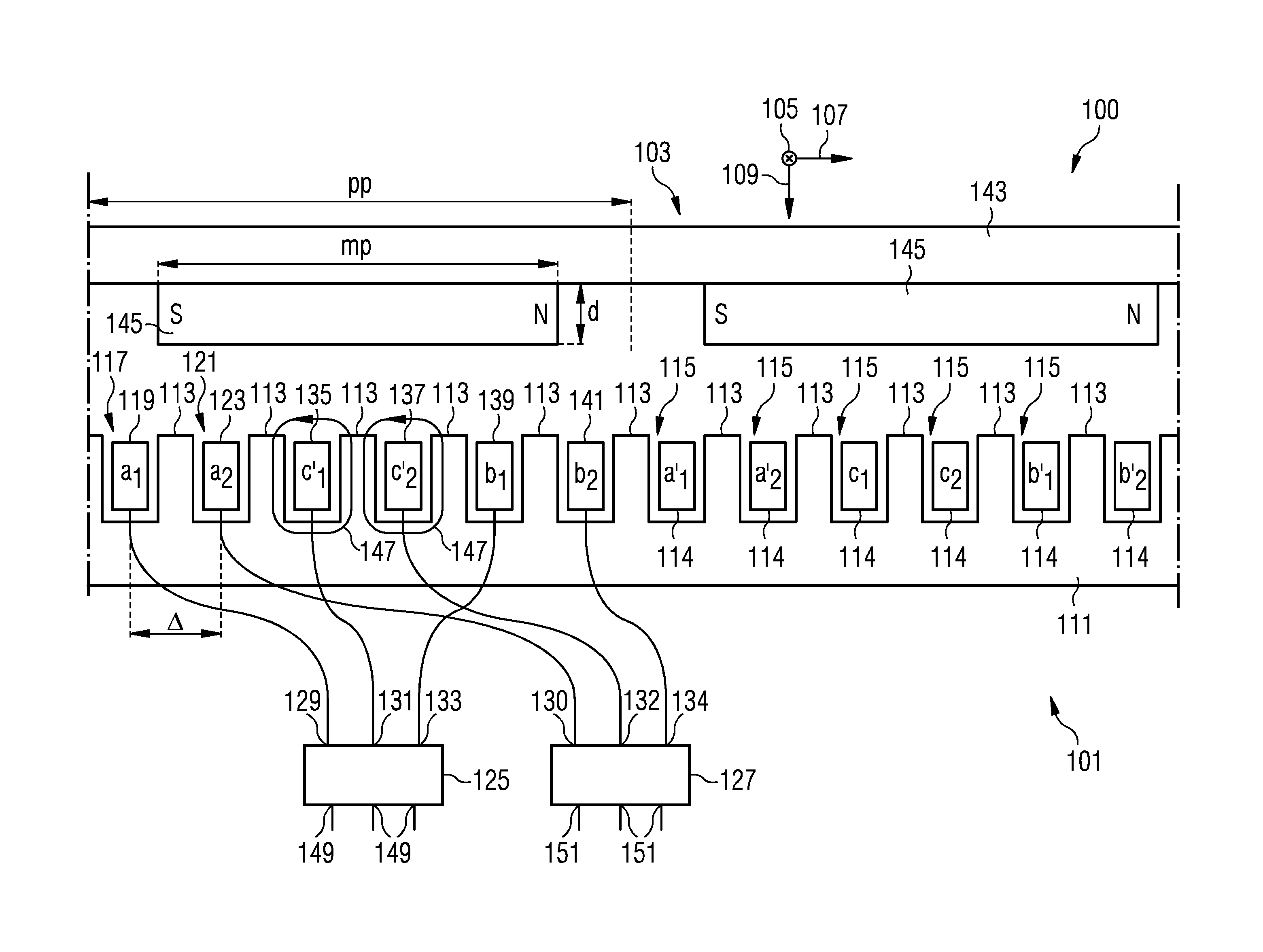 Stator arrangement and electrical generator