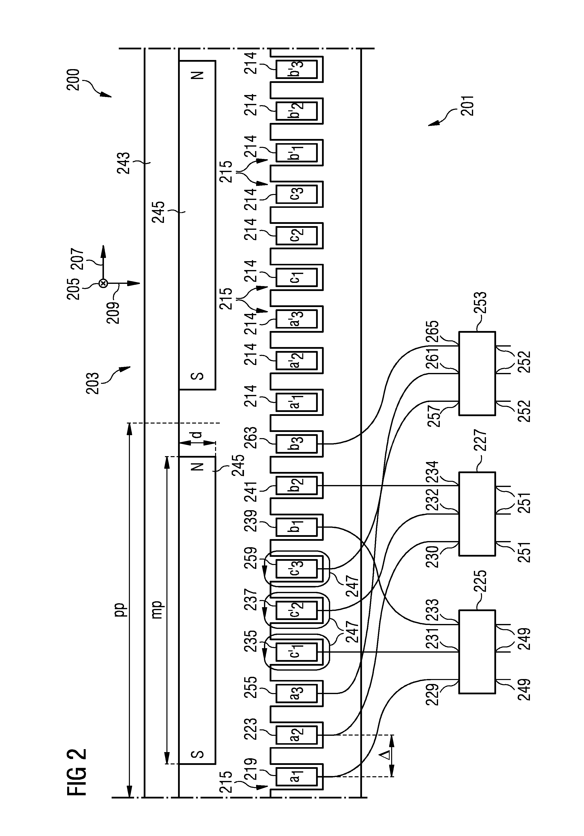 Stator arrangement and electrical generator