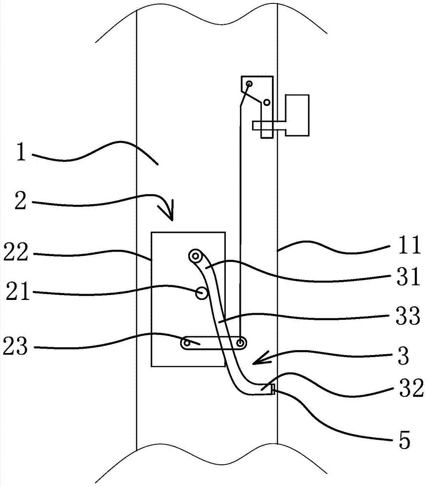 A safety device for preventing side impact vehicle door from opening