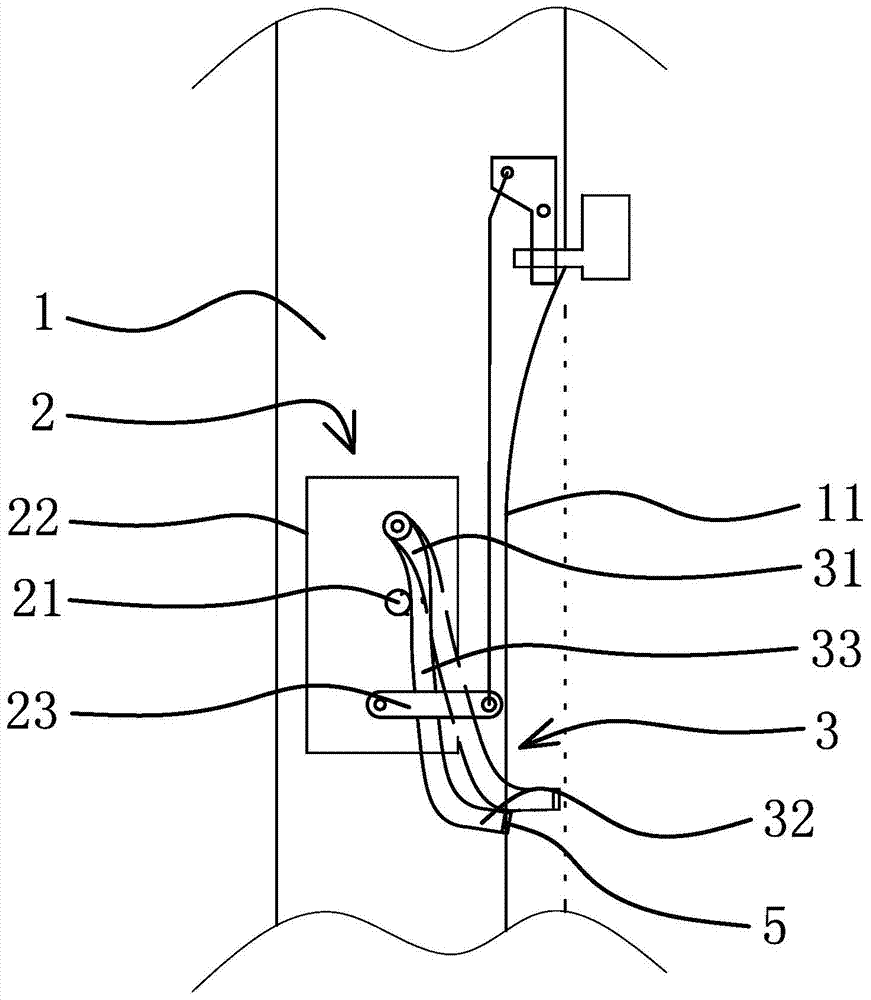 A safety device for preventing side impact vehicle door from opening