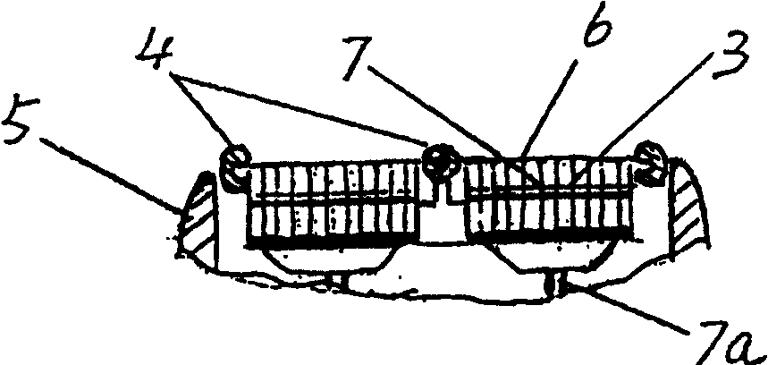 Floatable multi-knife set reciprocating sharer