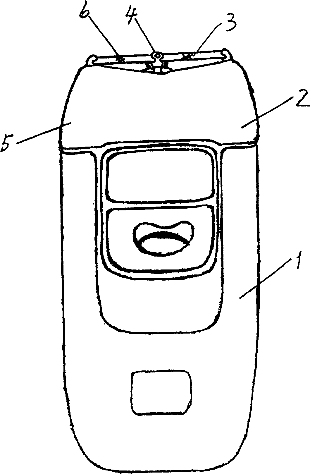 Floatable multi-knife set reciprocating sharer