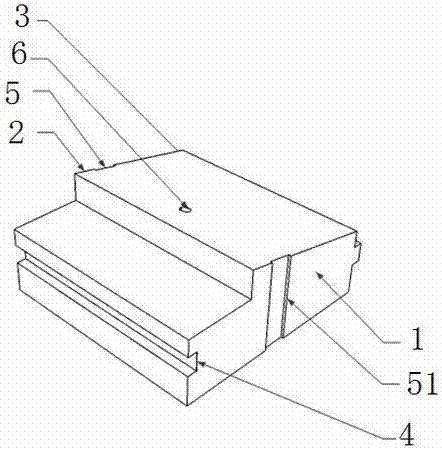 Novel-structure dam revetment prefabricated block produced from recycled aggregate