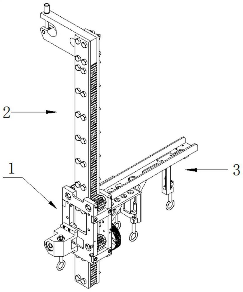 Live-line working method for changing double-circuit line triangularly-arranged straight pole into strain pole