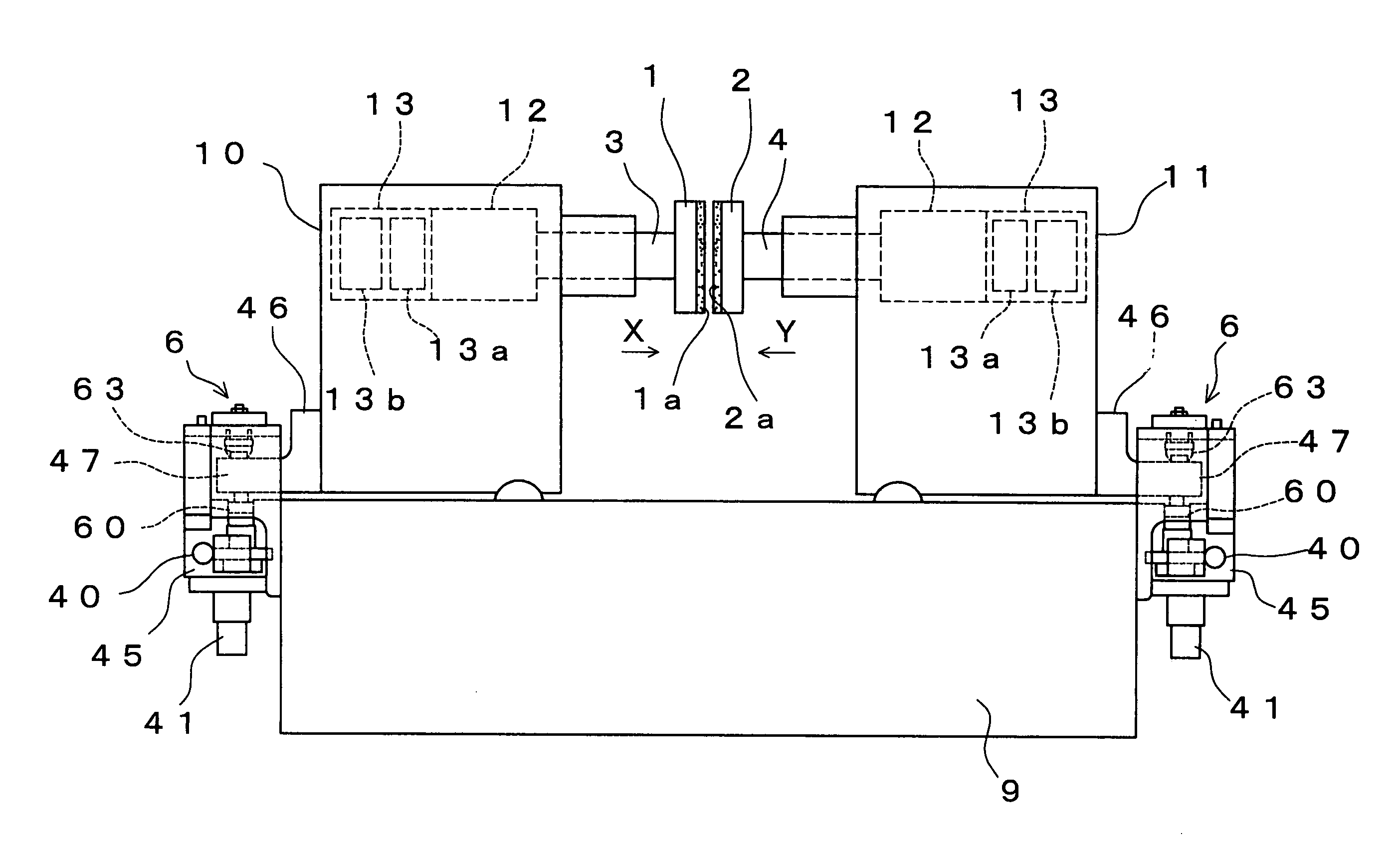 Both side grinding method and both side grinder of thin disc-like work