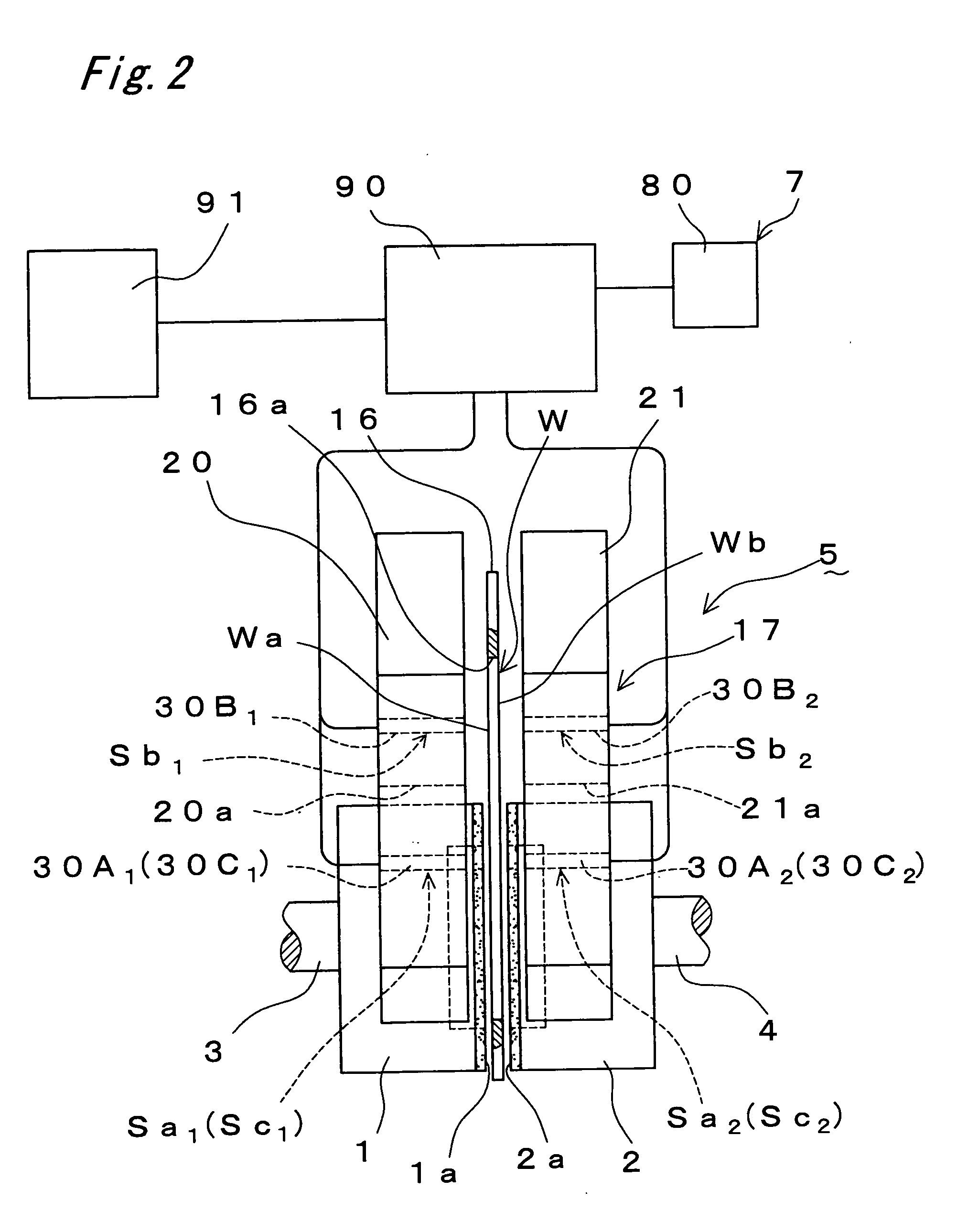 Both side grinding method and both side grinder of thin disc-like work