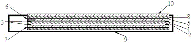 Graphite, metal foil, and foam buffer composite cooling fin