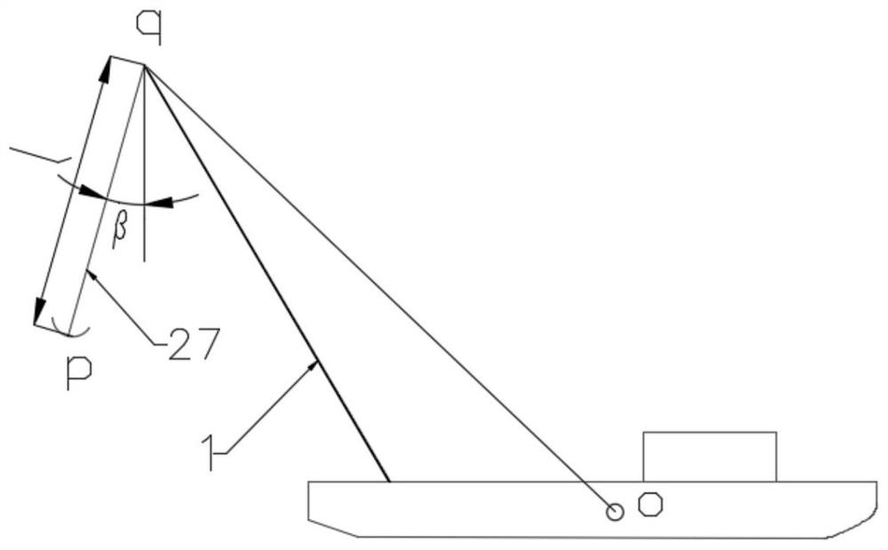 Active swing suppression method and device for floating crane hoisting system