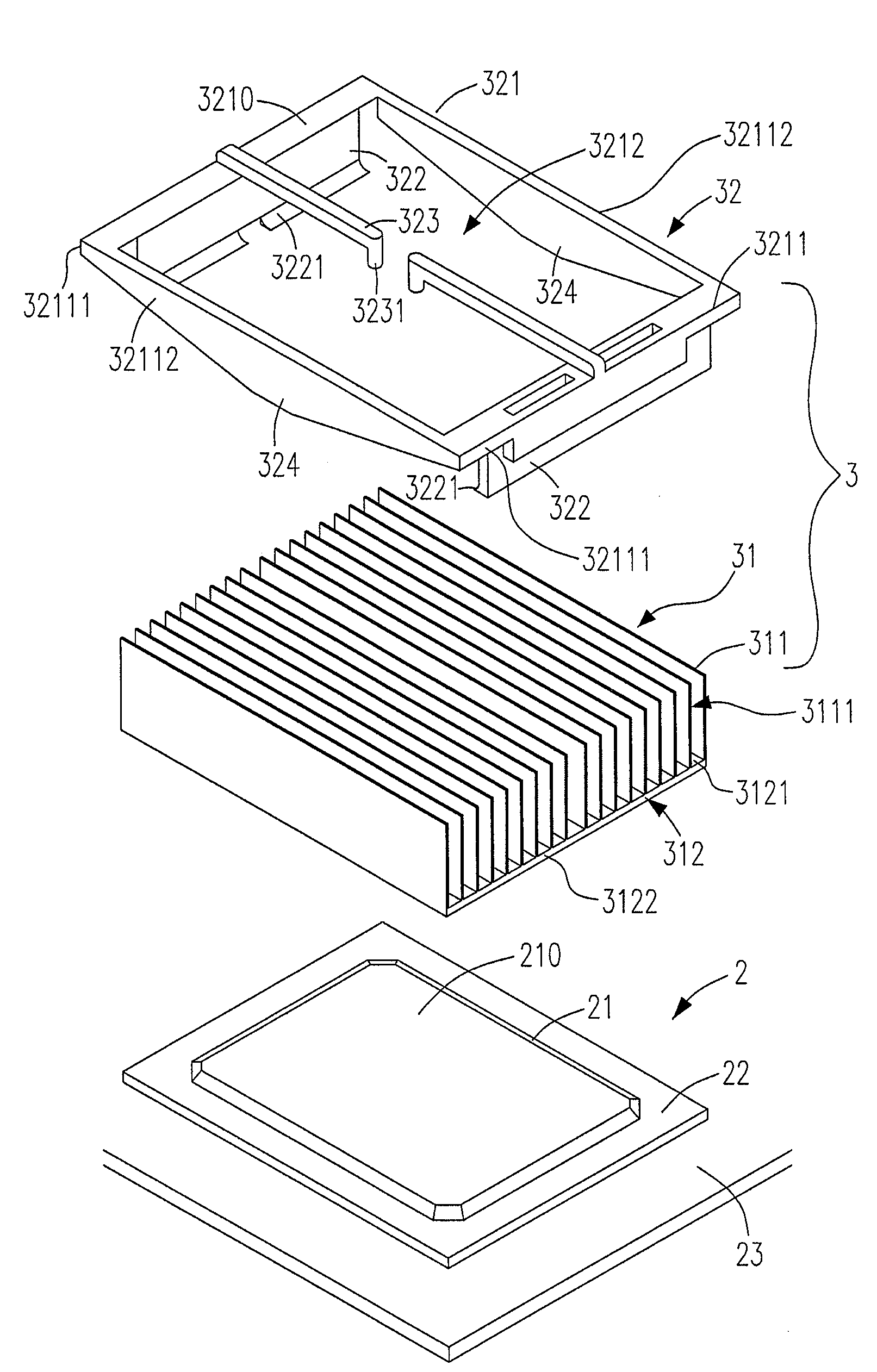 Heat sink assembly having retaining device with relatively better heat dissipation effectiveness