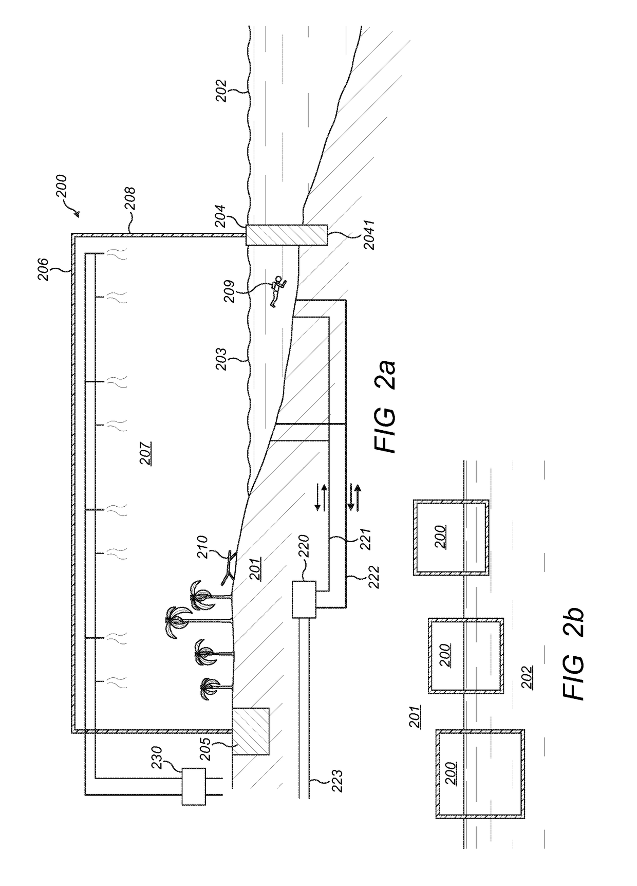 Climate controlled waterside enclosure