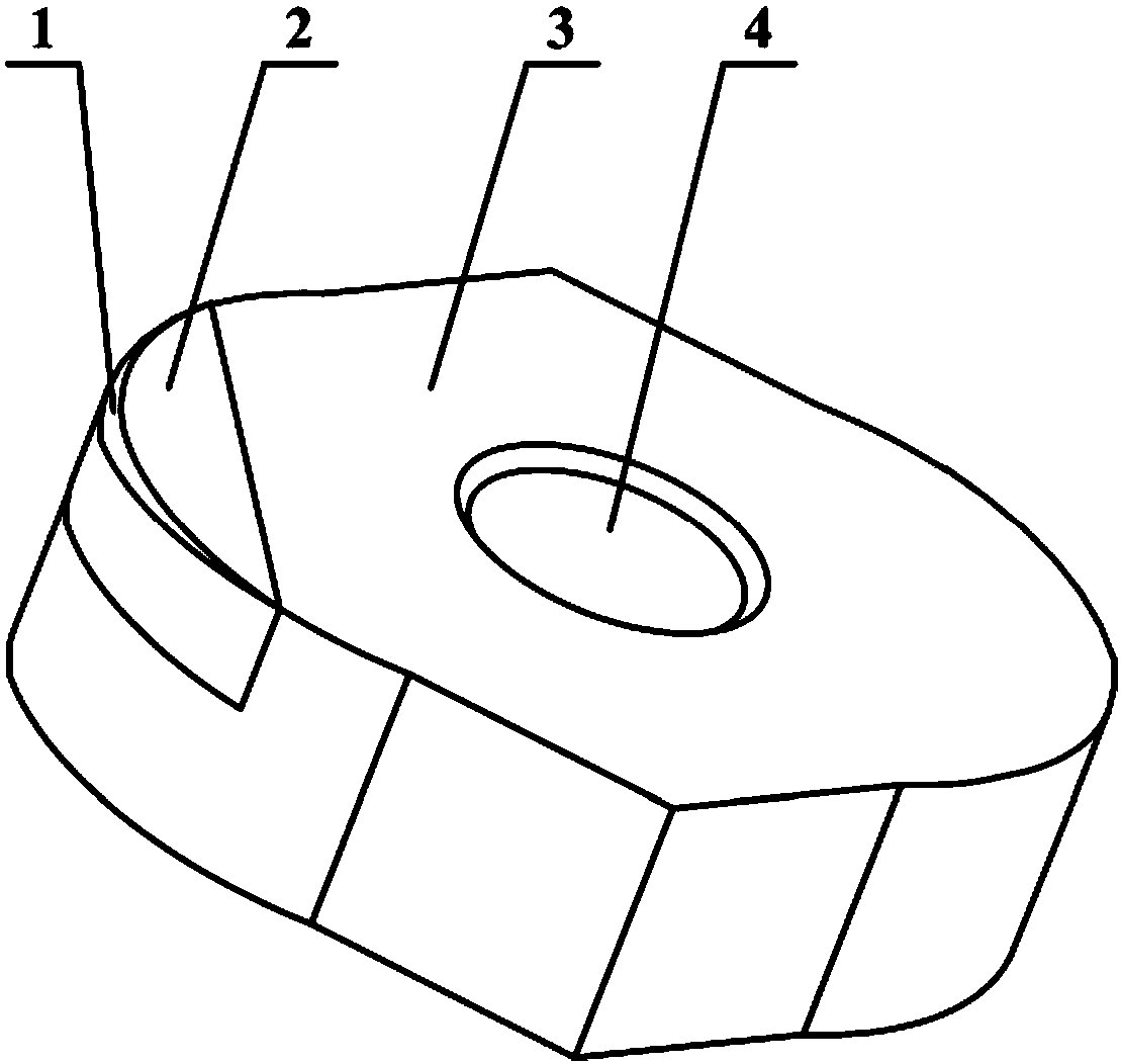 A processing device for non-uniform passivation hard rotary milling tool