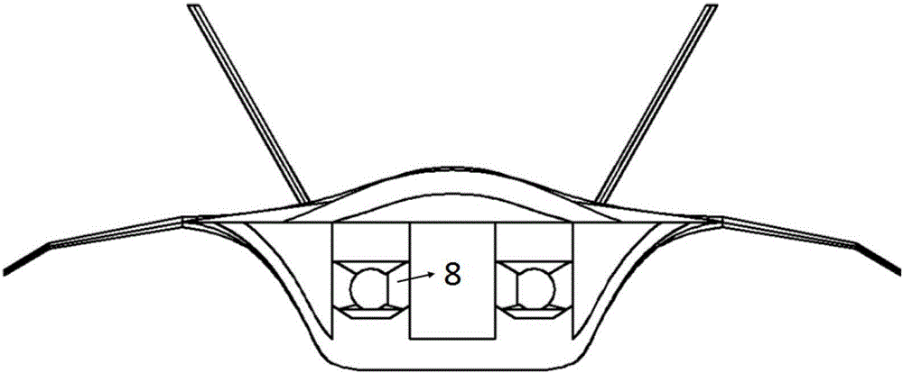 Hypersonic aircraft aero-propulsive integrated layout method based on combined power