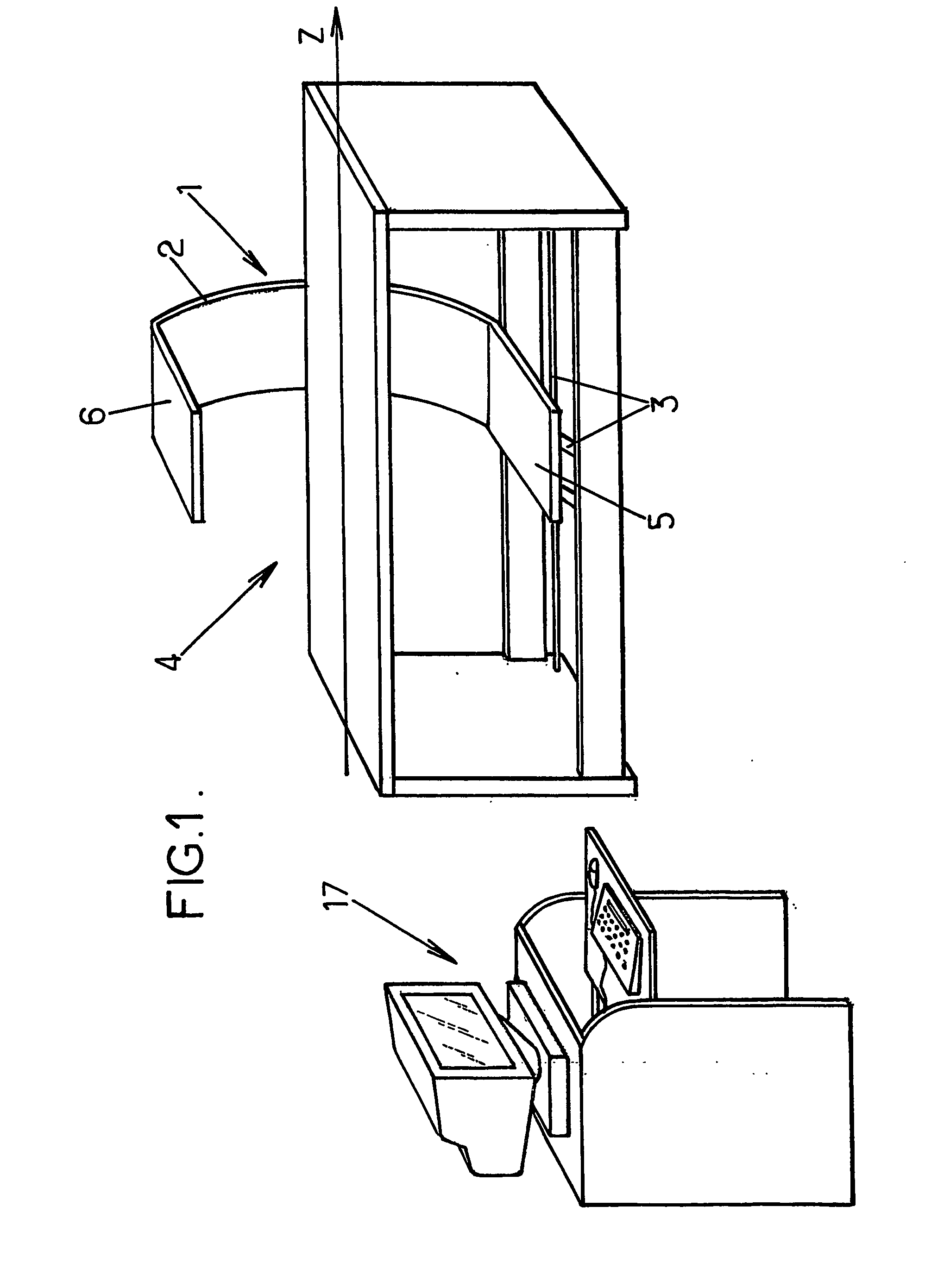 Method and device for radiographic imaging