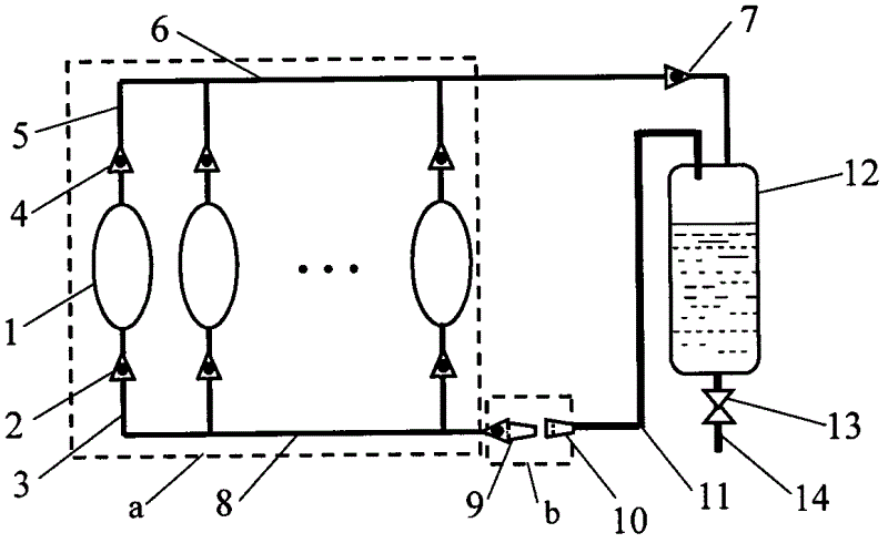 Energy-consumption-free reclaimed water lifting method