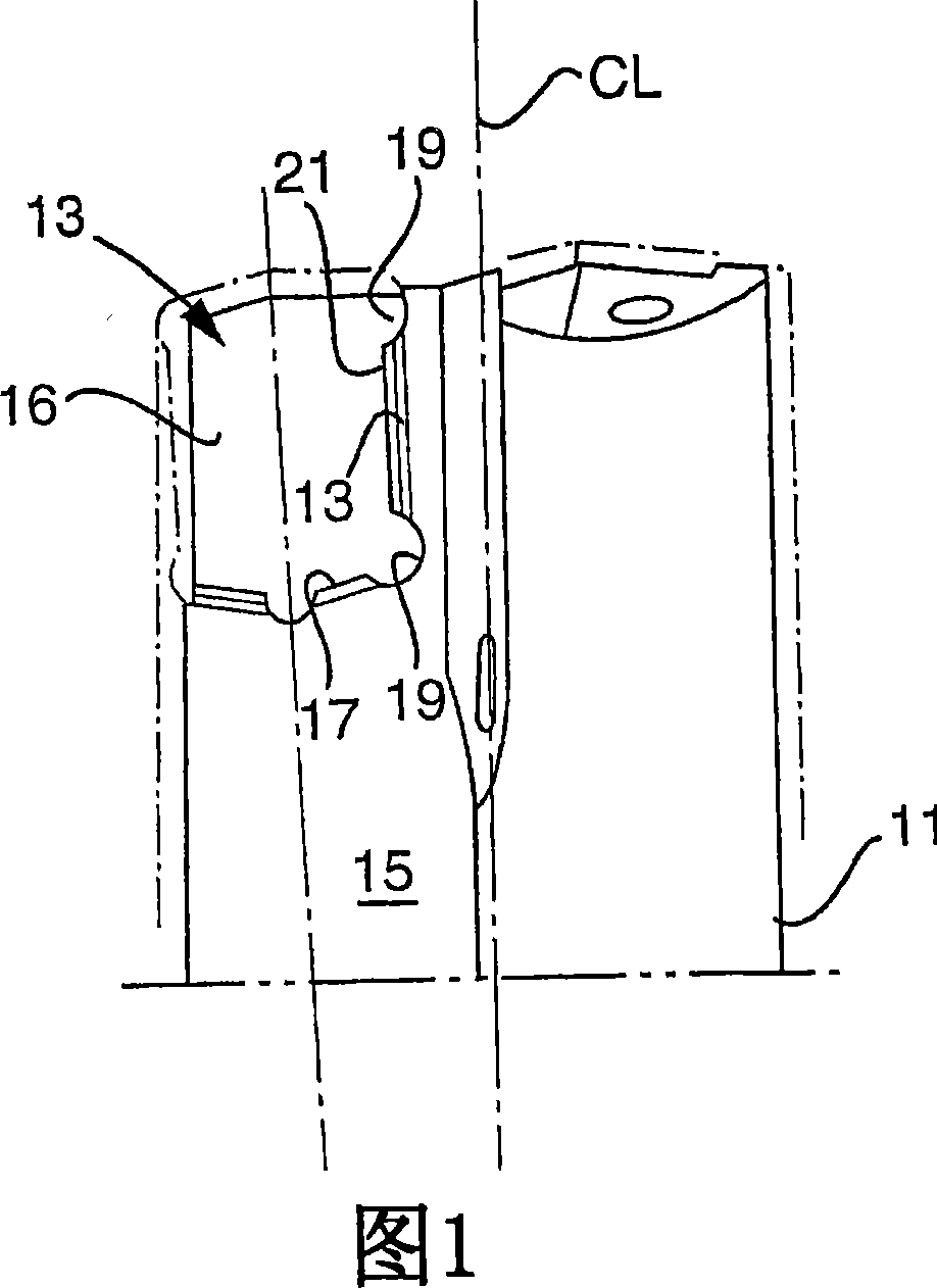 Cutting tool for metal working and method for producing it